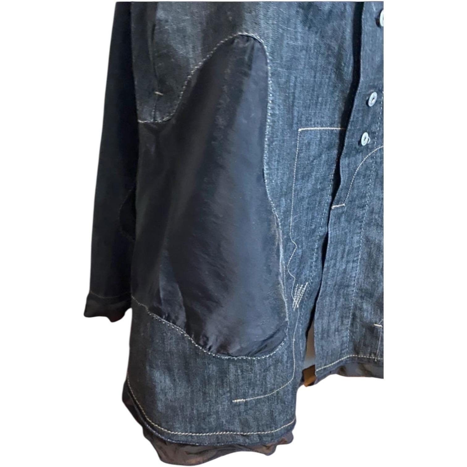 Marithe + Francois Girbaud The MfG Denim Mini Dress Size ONE SIZE - 7 Thumbnail
