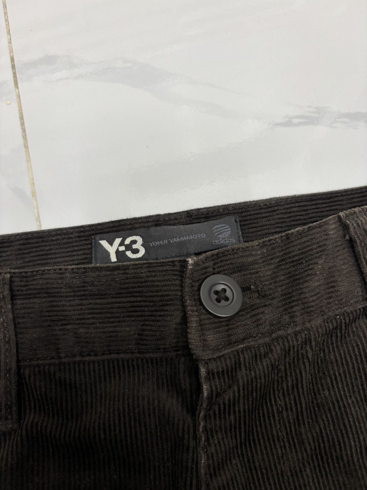 Adidas × Y-3 × Yohji Yamamoto Y-3 YOHJI YAMAMOTO ADIDAS BAGGY FADED CORDUROY PANTS Size US 31 - 11 Thumbnail