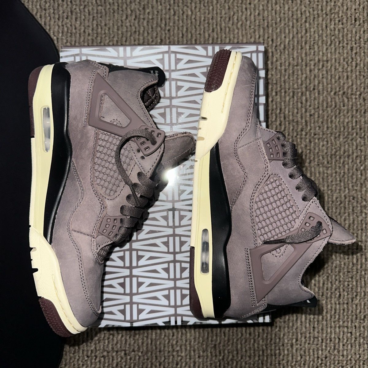 A Ma Maniere × Jordan Brand × Nike Jordan 4 Retro SP A Ma Maniere Violet Ore Size US 6.5 / EU 39-40 - 1 Thumbnail