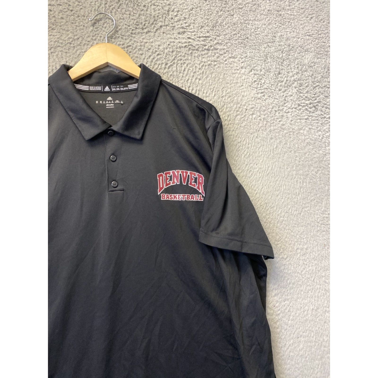 Adidas VINTAGE Adidas Men Short Sleeve Polo Shirt Climalite 2XL Activewear Black Size US XXL / EU 58 / 5 - 3 Thumbnail