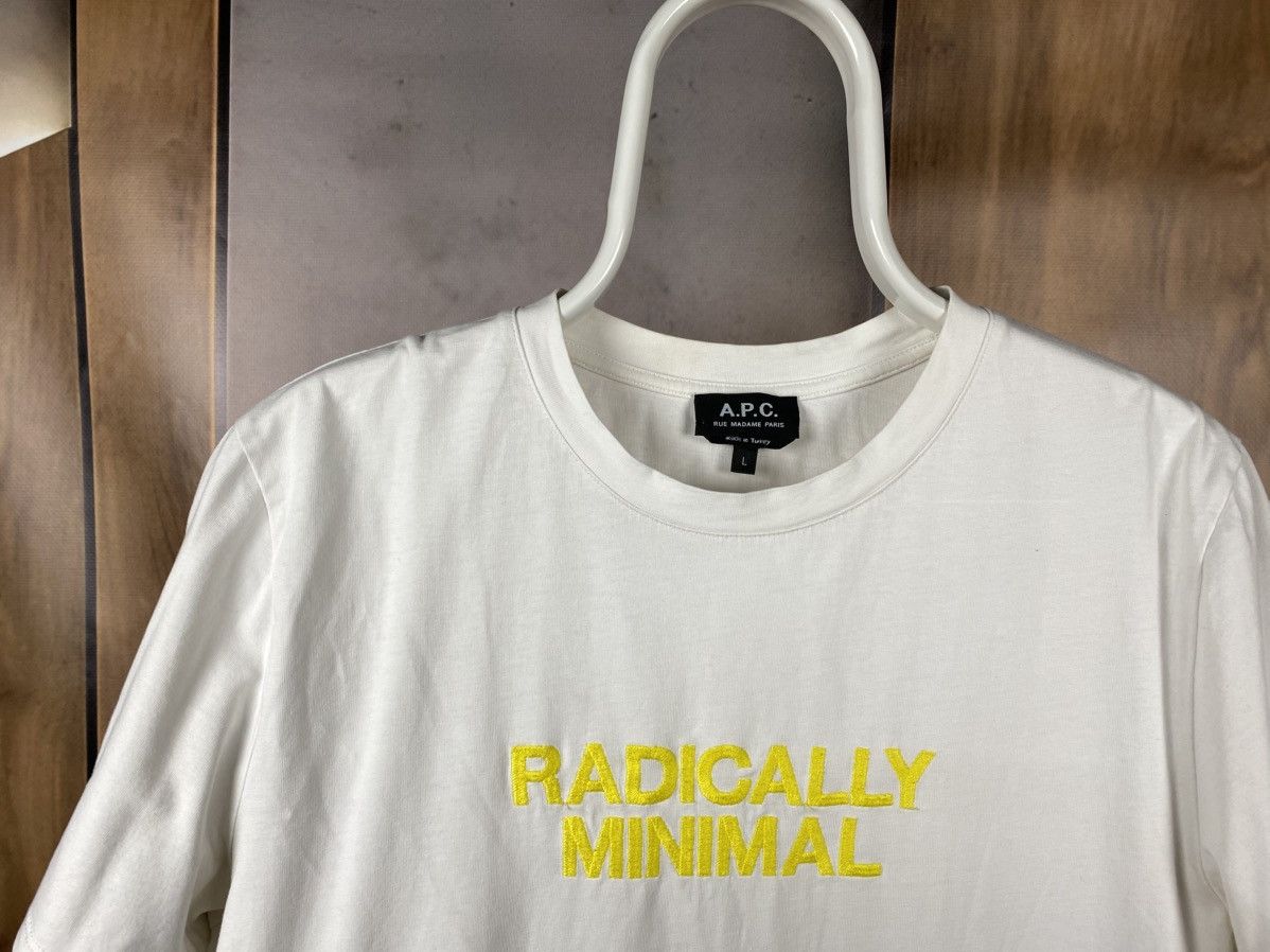 A.P.C. ☄️T-Shirt A.P.C Rue Madame Paris Radically Minimal Tee☄️ Size US L / EU 52-54 / 3 - 4 Thumbnail