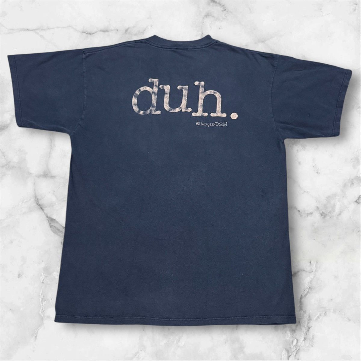 Vintage Vintage 90s Jesus is Lord. duh. natural faded t shirt. Size US XL / EU 56 / 4 - 3 Thumbnail