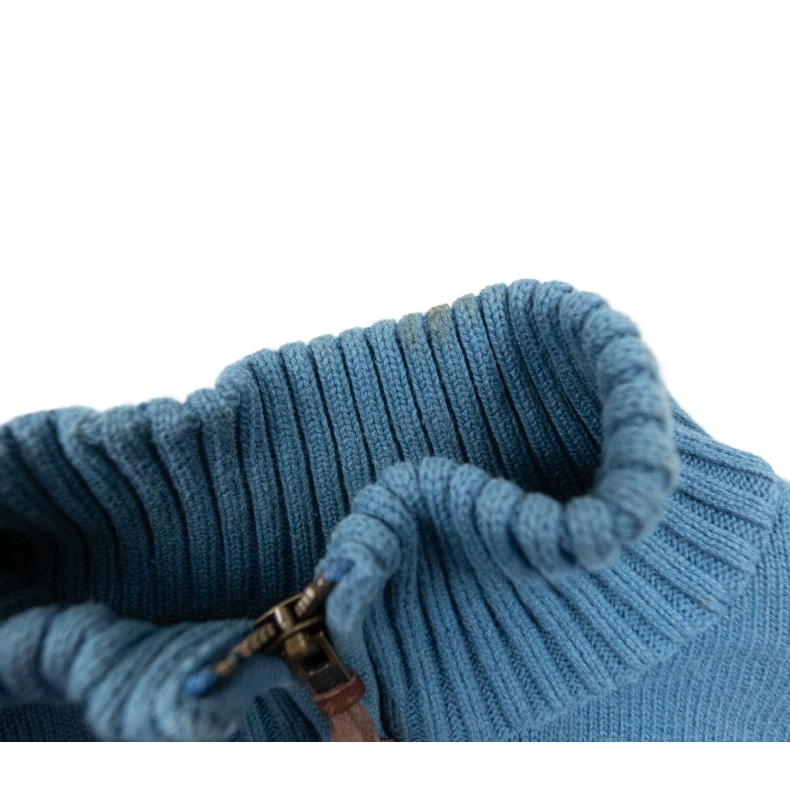 Pendleton Pendleton Mens Sweater 1/4 Zip Pullover Knit Cotton Blue Small Mock Neck Long Sleeve Regular Fit Vintage? No Size US S / EU 44-46 / 1 - 4 Thumbnail