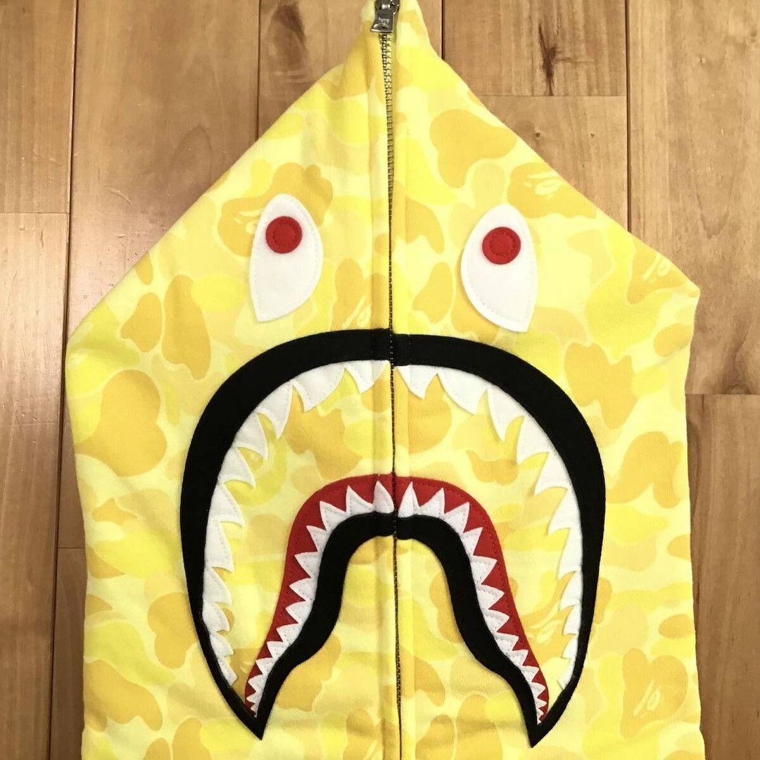 Bape 2024 🔥Kids Store Camo🔥 BAPE shark full zip hoodie APE Size US XL / EU 56 / 4 - 4 Thumbnail