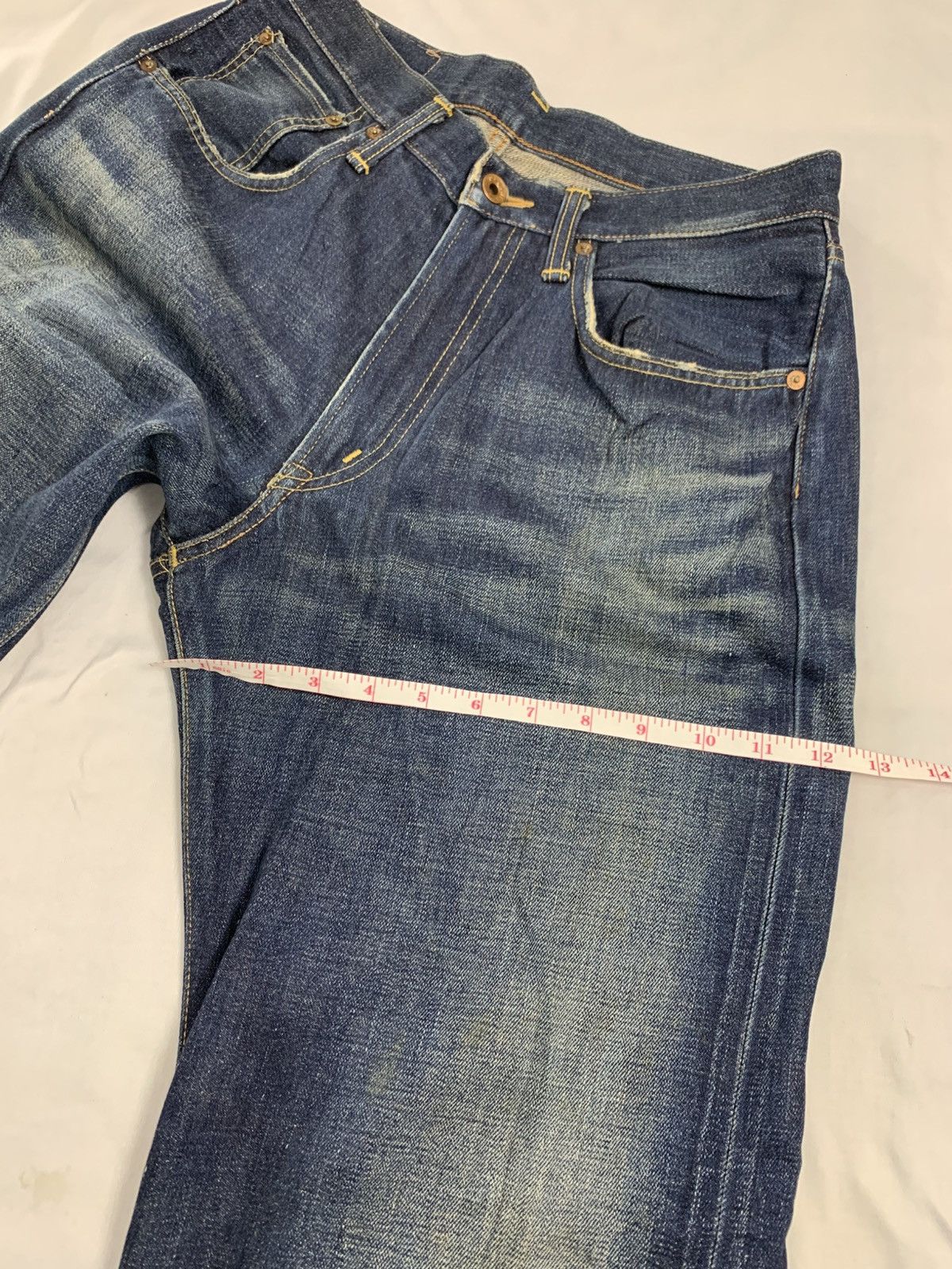 Edwin Vintage edwin selvedge raw jeans denim Size US 31 - 13 Thumbnail