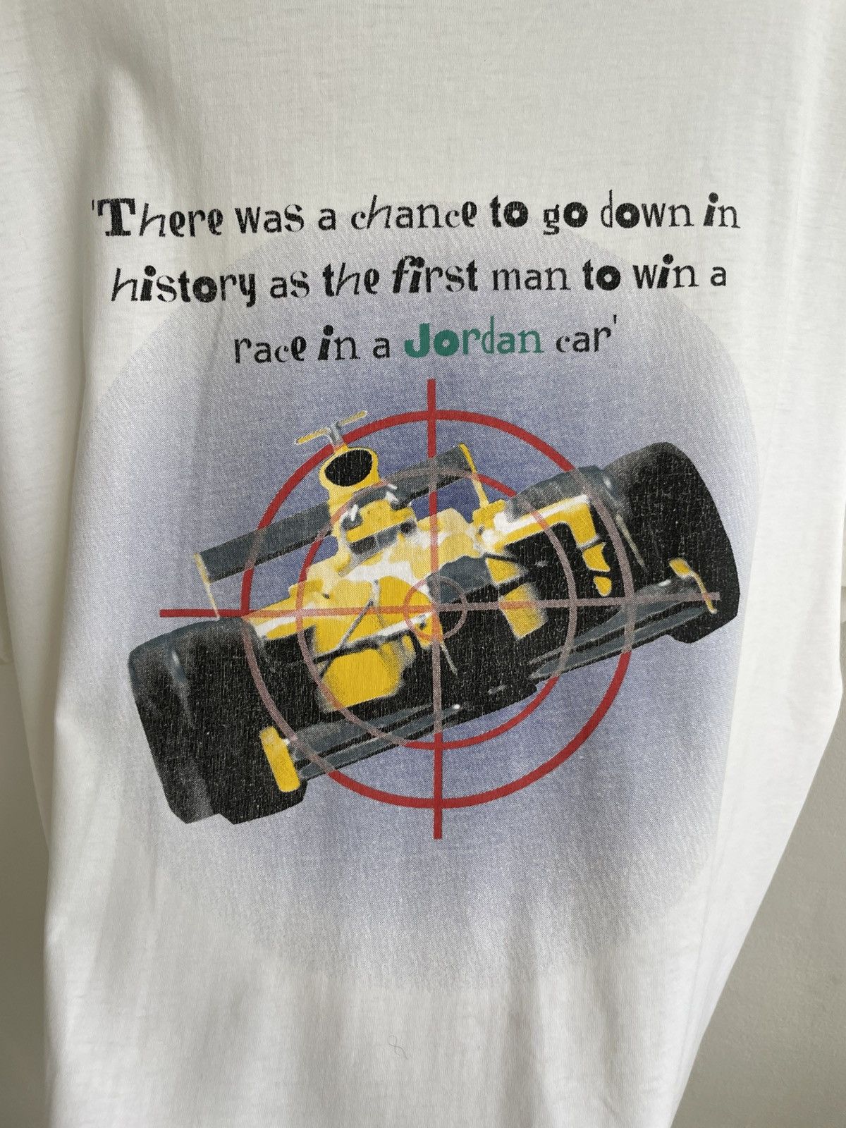 Formula 1 Vintage JORDAN Formula 1 Team T-Shirt 90s F1 Formula Racing Size US XL / EU 56 / 4 - 9 Thumbnail