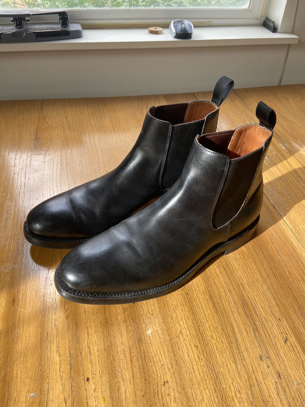 Grant Stone Grant stone calf Chelsea boot 9.5D black | Grailed