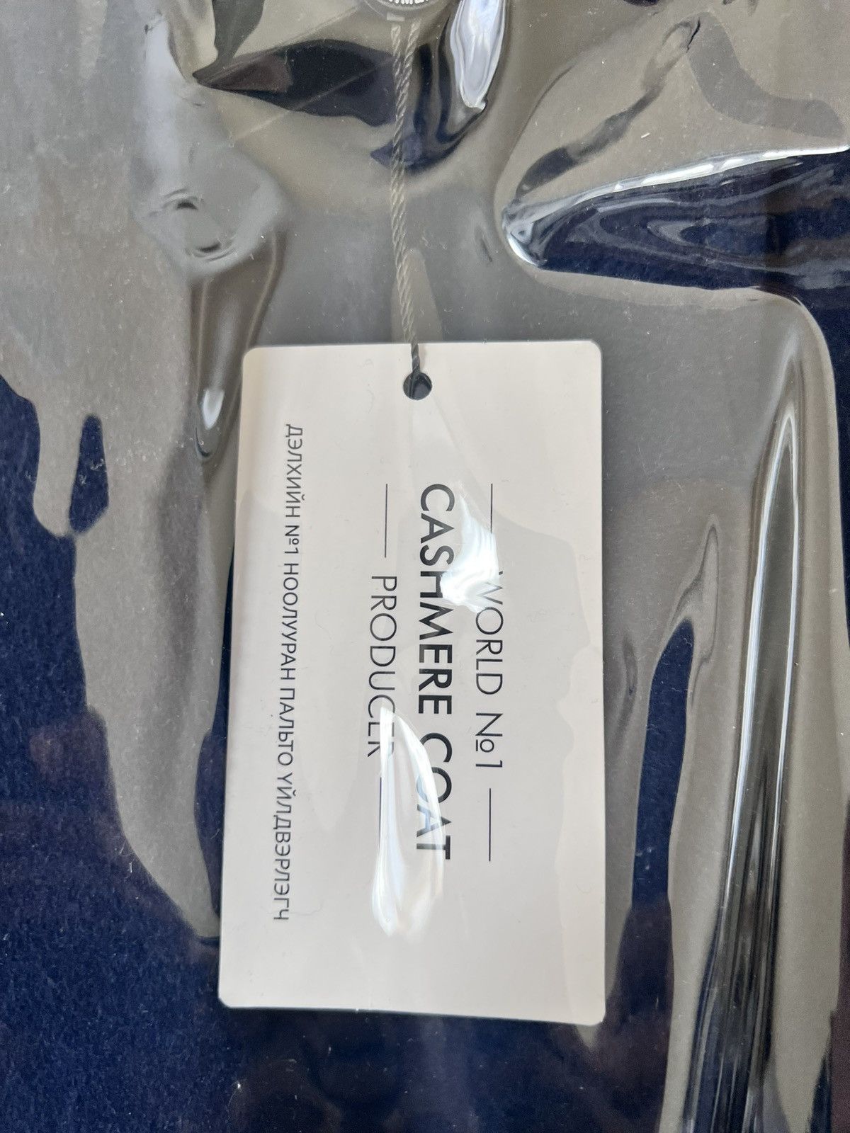 Designer Gobi Cashmere Coat with Monk Hoody Royal Blue Size M / US 6-8 / IT 42-44 - 11 Thumbnail