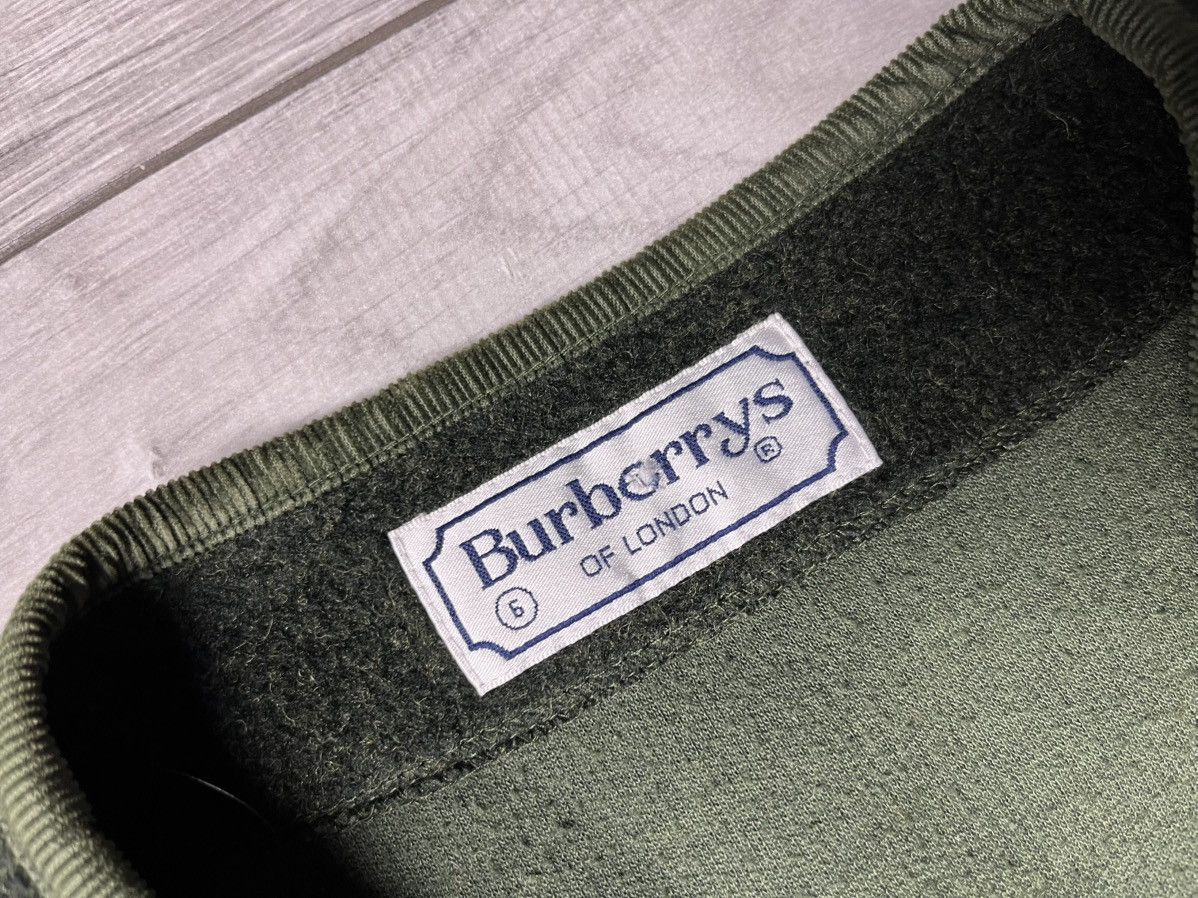 Burberry Men's Vintage Burberry Button Up Green Vest M Size US M / EU 48-50 / 2 - 5 Thumbnail