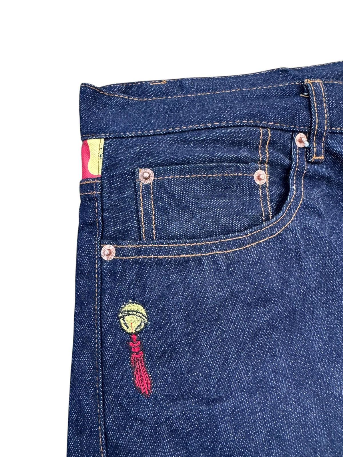 Japanese Brand HAPPY EASY ANYWAY SELVEDGE JEANS LIKE LGB STYLE Size US 44 / EU 60 - 9 Thumbnail