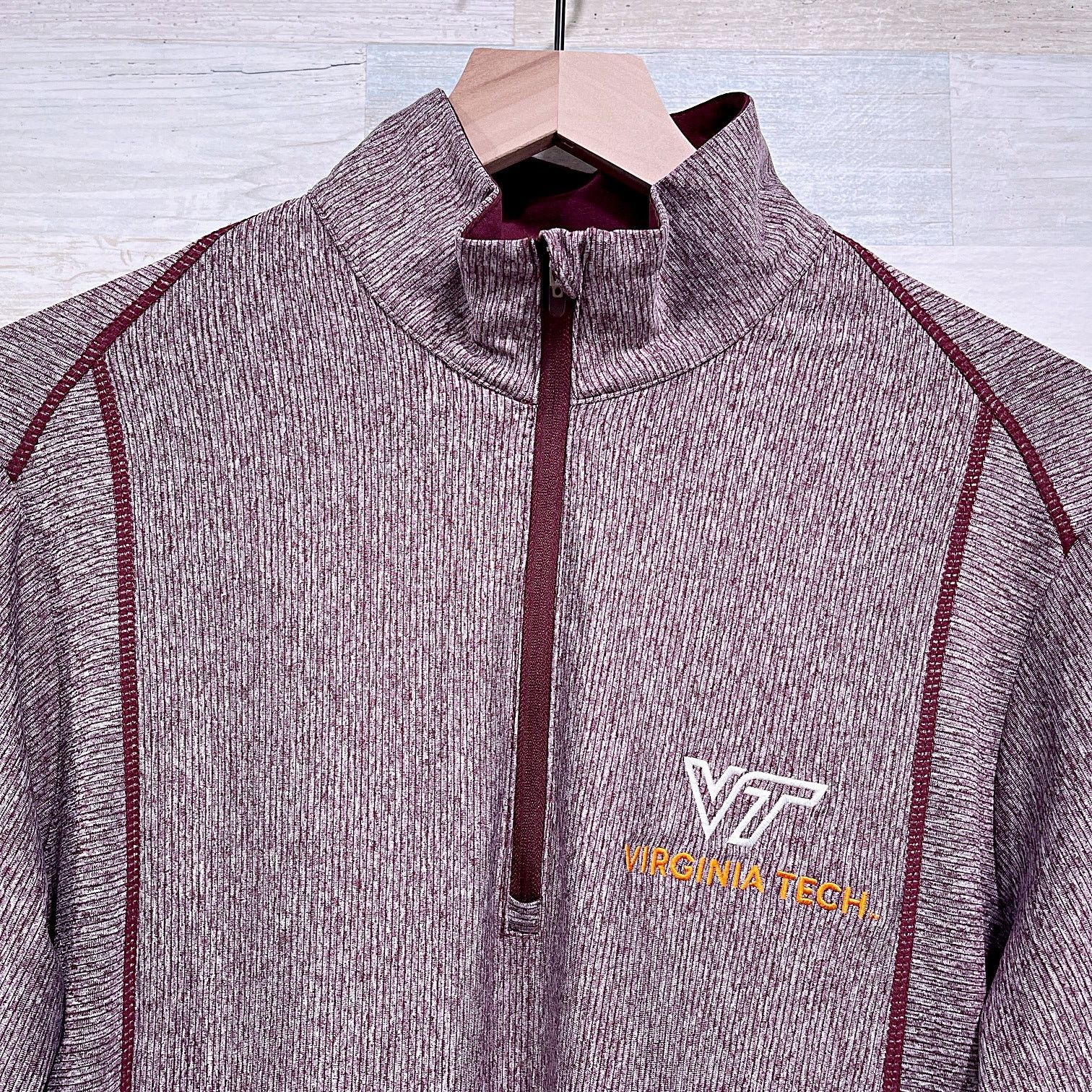 Antigua Virginia Tech Hokies 1/4 Zip Pullover Antigua Mens Medium Size US M / EU 48-50 / 2 - 2 Thumbnail