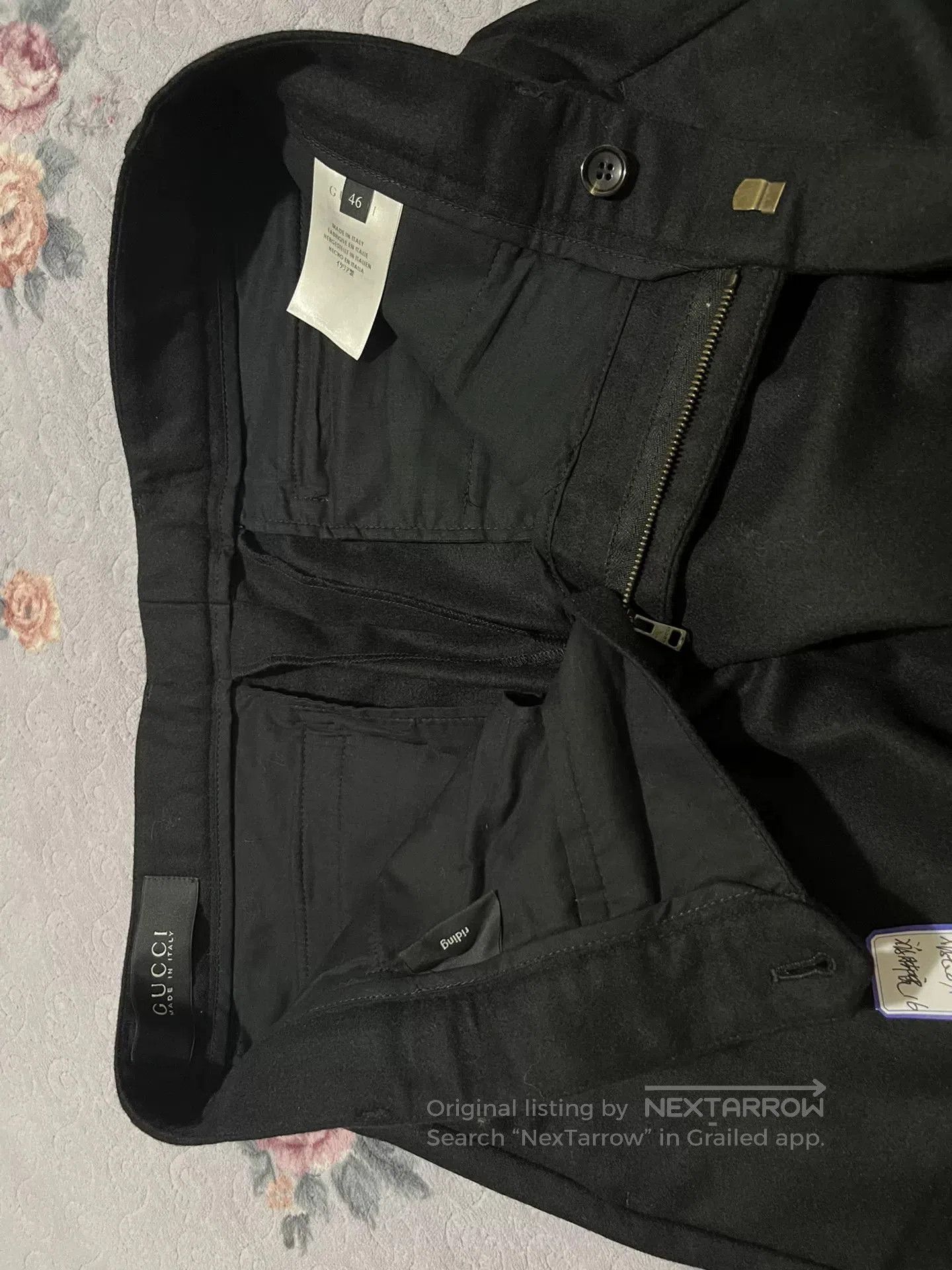 Gucci Gucci Black Tailored Trousers. Size US 30 / EU 46 - 3 Thumbnail