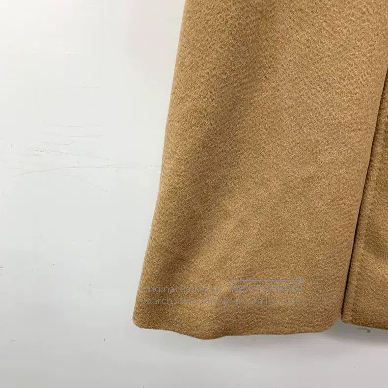 Max Mara Max Mara Brown Camel Hair Collar Belted Coat Size XXS / US 00 / IT 34 - 5 Thumbnail