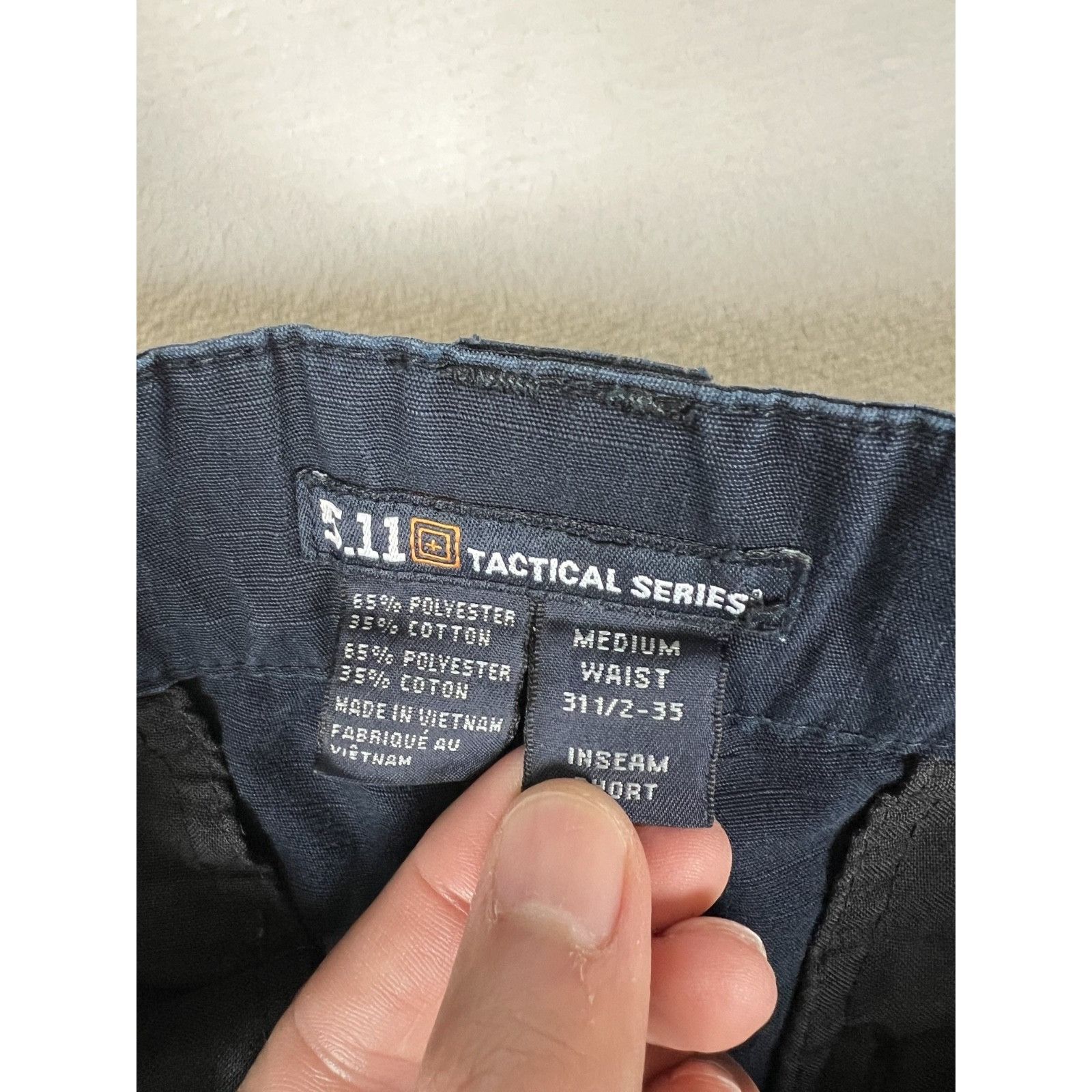5.11 5.11 Tactical Blue Cargo Pants Size Medium Short 30x29 Ripst Size US 30 / EU 46 - 4 Thumbnail