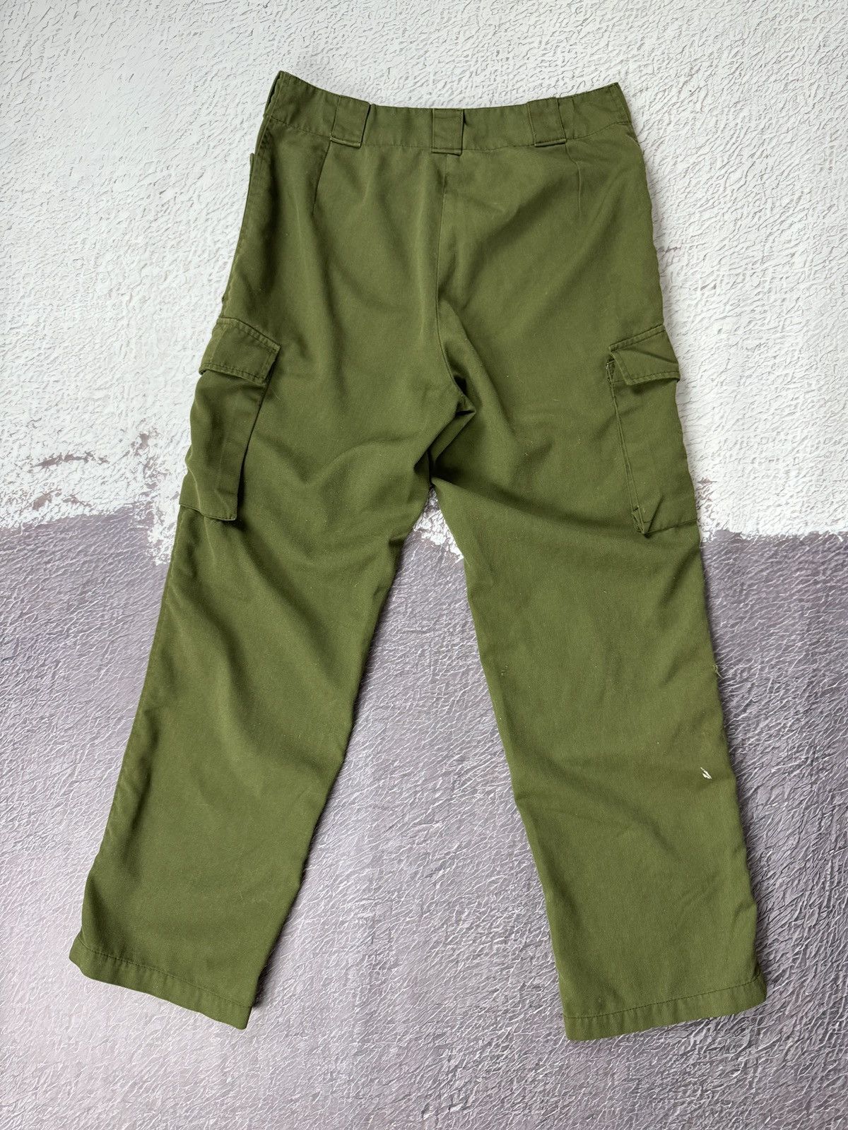 Vintage Vintage 80s Militari Utility Khaki Army distressed cargo Size US 32 / EU 48 - 13 Thumbnail
