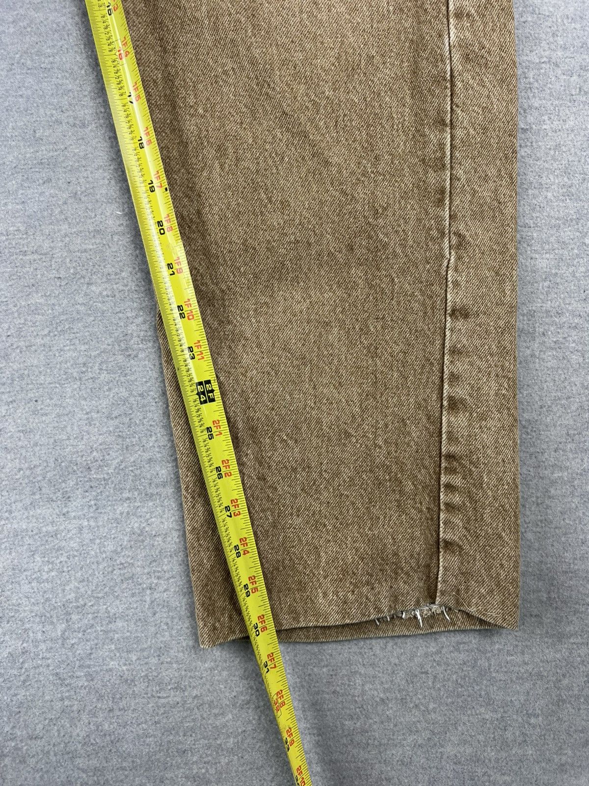 Levi's Vintage Levis Jeans Mens 32x30 Camel Brown Denim 501 Size US 32 / EU 48 - 7 Thumbnail
