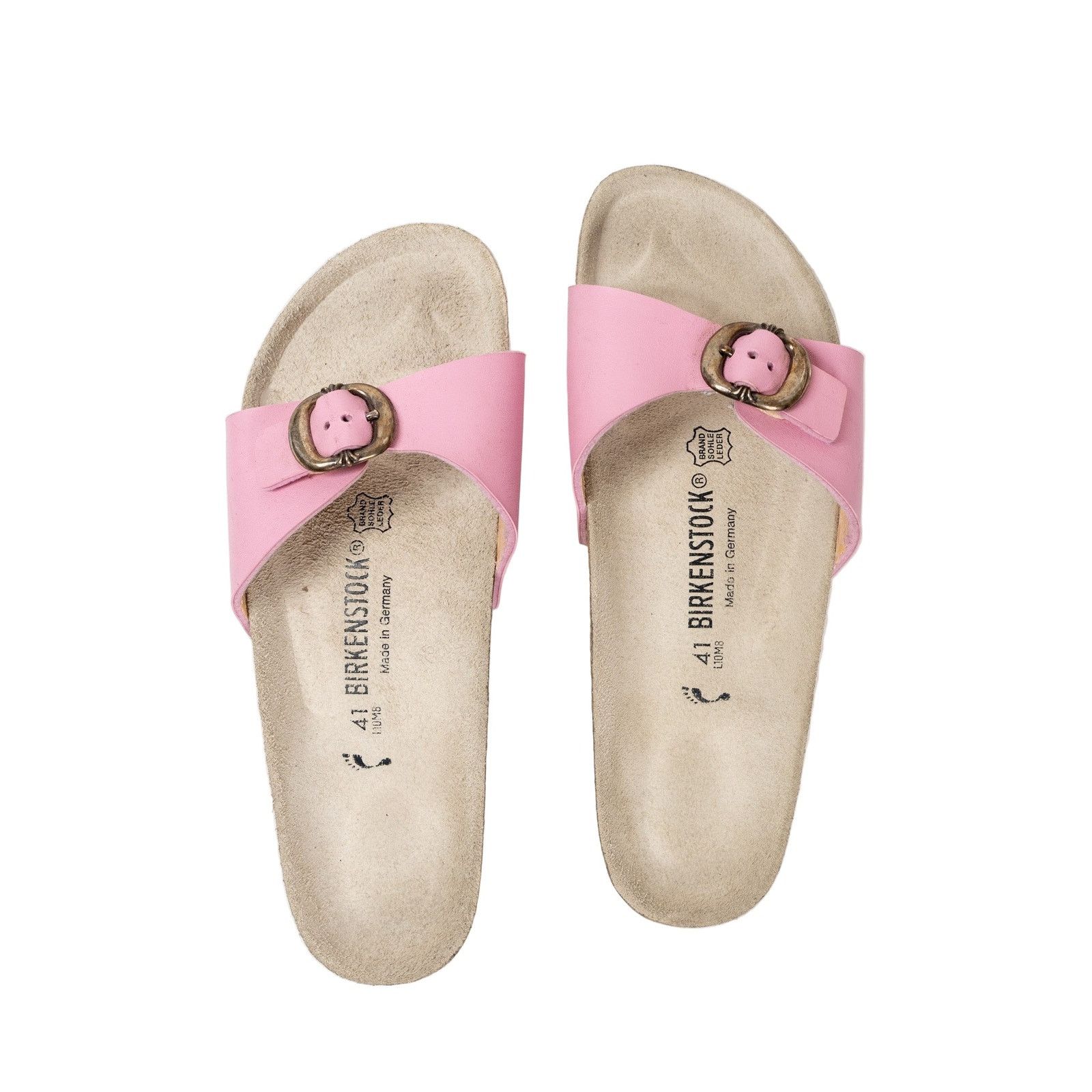 Chrome Hearts Birkenstocks Madrid Big Buckle Sandals 'Pink' Size US 8.5 / IT 38.5 - 6 Thumbnail
