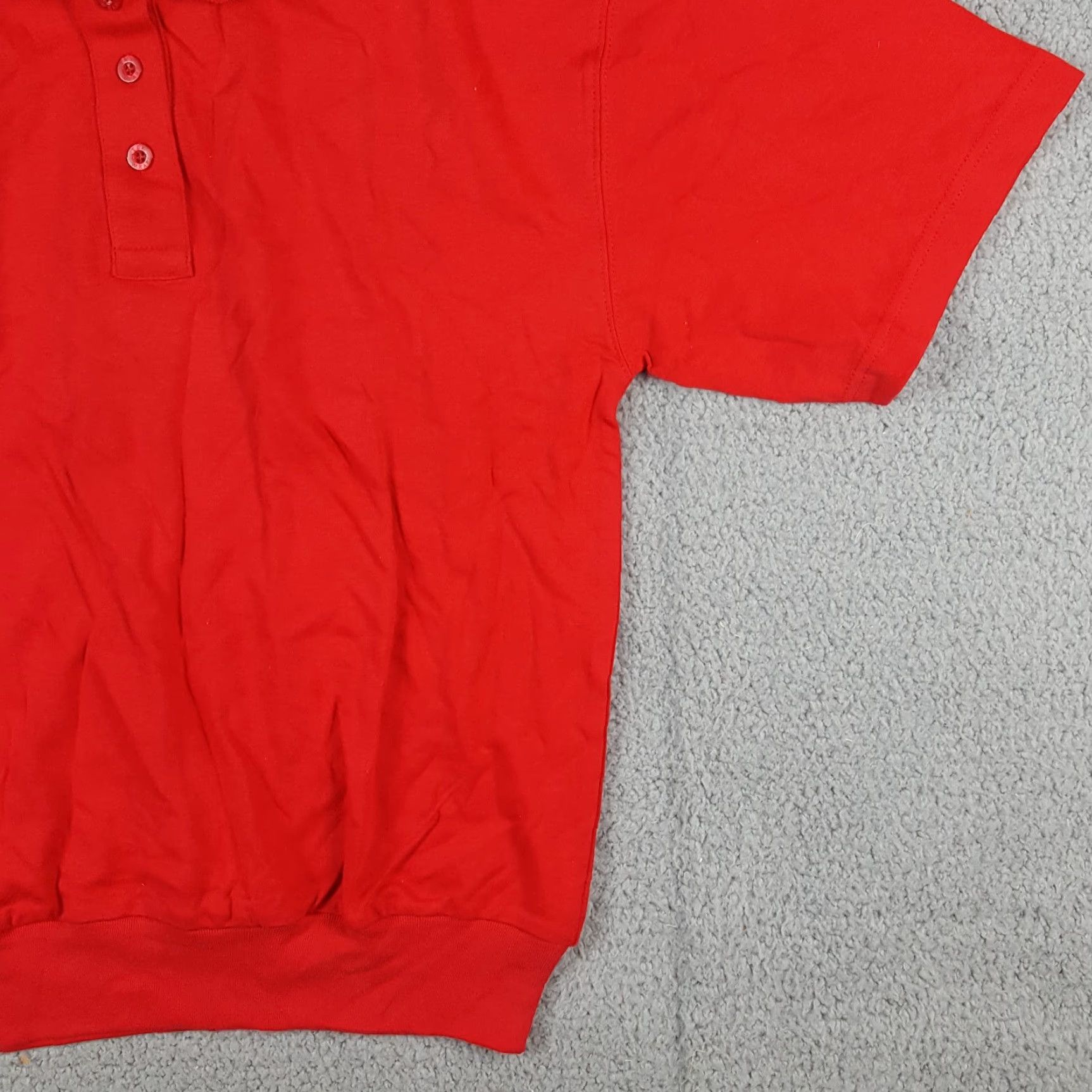 Vintage VINTAGE Tee Wear Womens Polo Shirt 90s Relaxed Fit Short Sleeve Collared Casual Sports Tennis Golf Red Medium Size M / US 6-8 / IT 42-44 - 4 Thumbnail