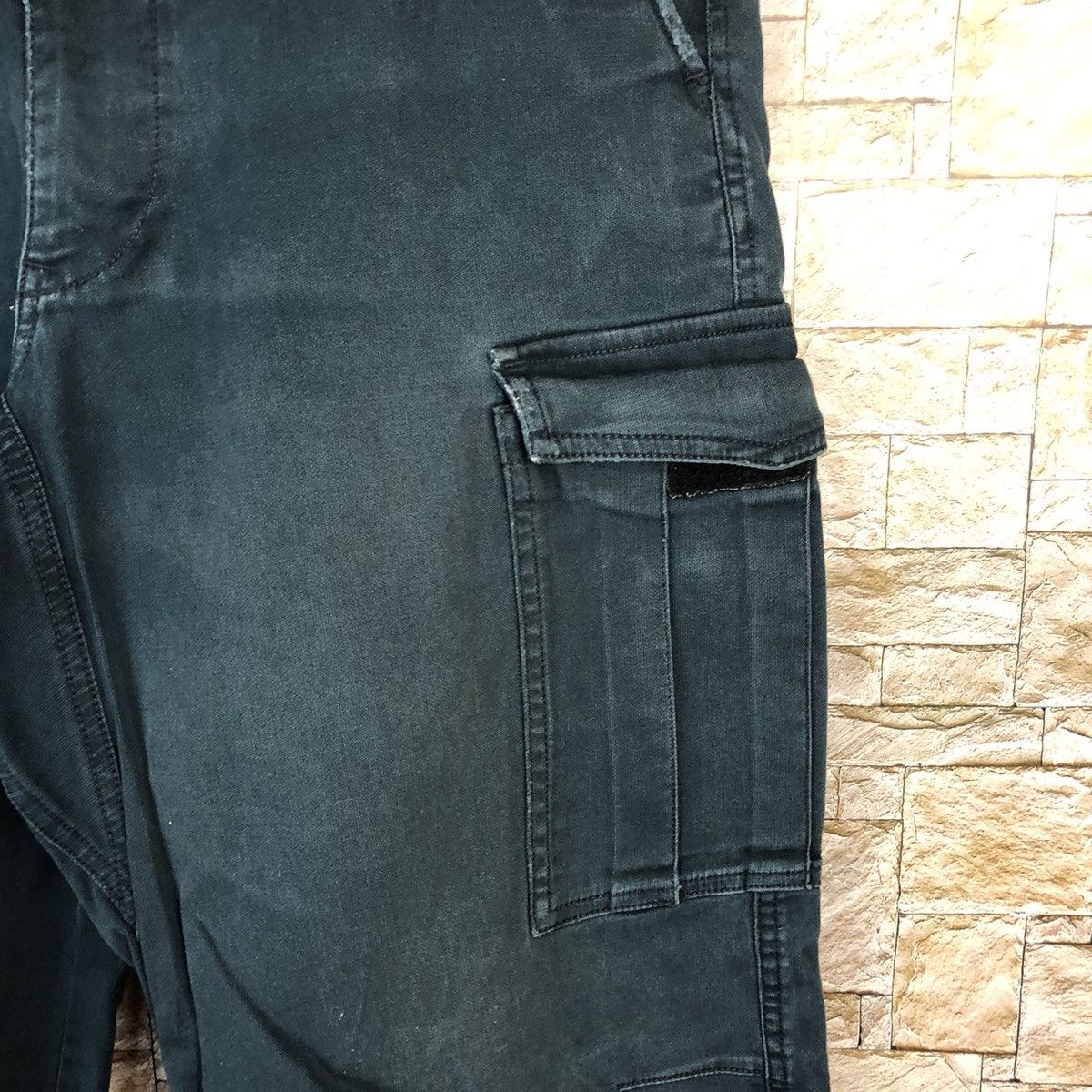 Japanese Brand Japan vintage faded blue Cargo utility Pants #A634 Size US 31 - 11 Thumbnail