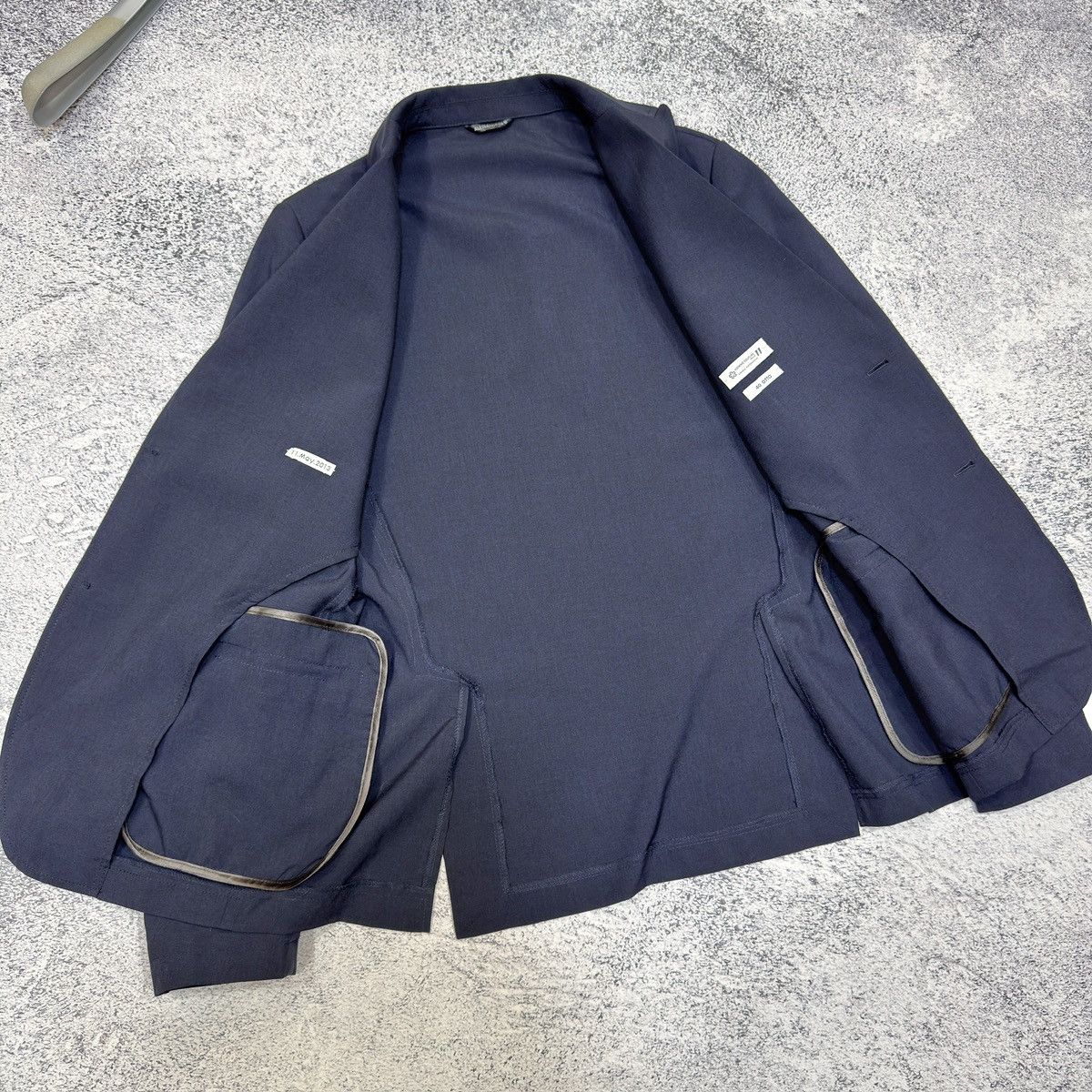 Daniele Alessandrini Danielle Alessandrini Homme Couture Mens Blazer 48 Size M Size 48R - 6 Thumbnail