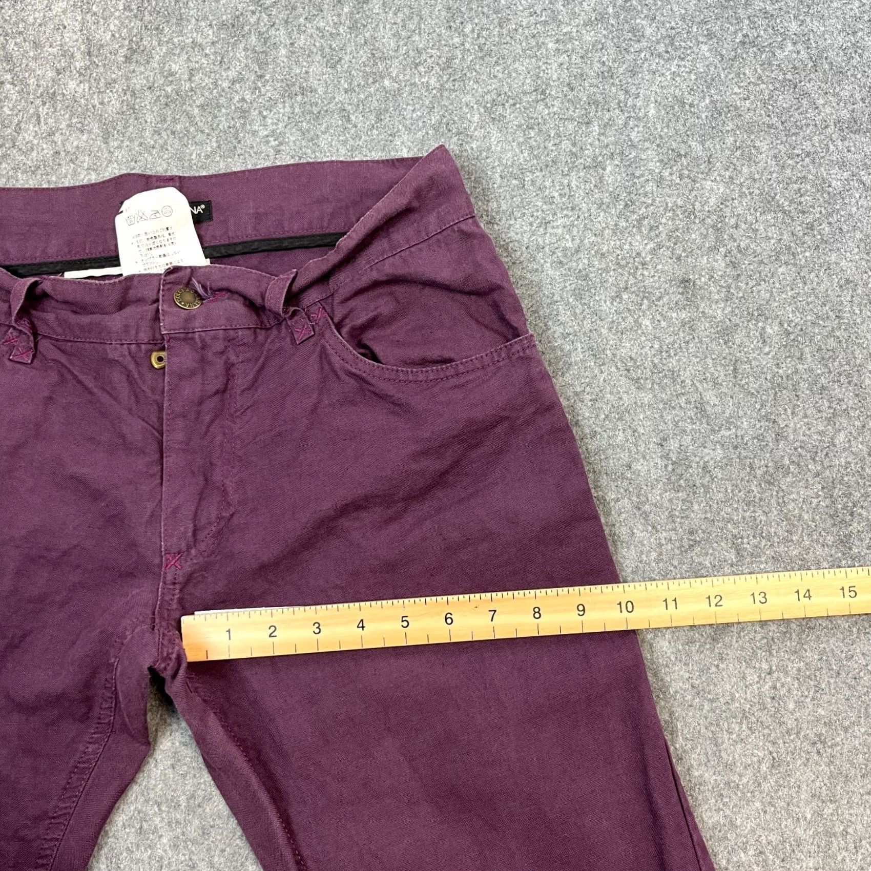 Dolce & Gabbana Dolce&Gabbana Womens Chino Trousers Pants Straight W32 UK12 Cropped Purple Size 34" / US 12 / IT 48 - 5 Thumbnail