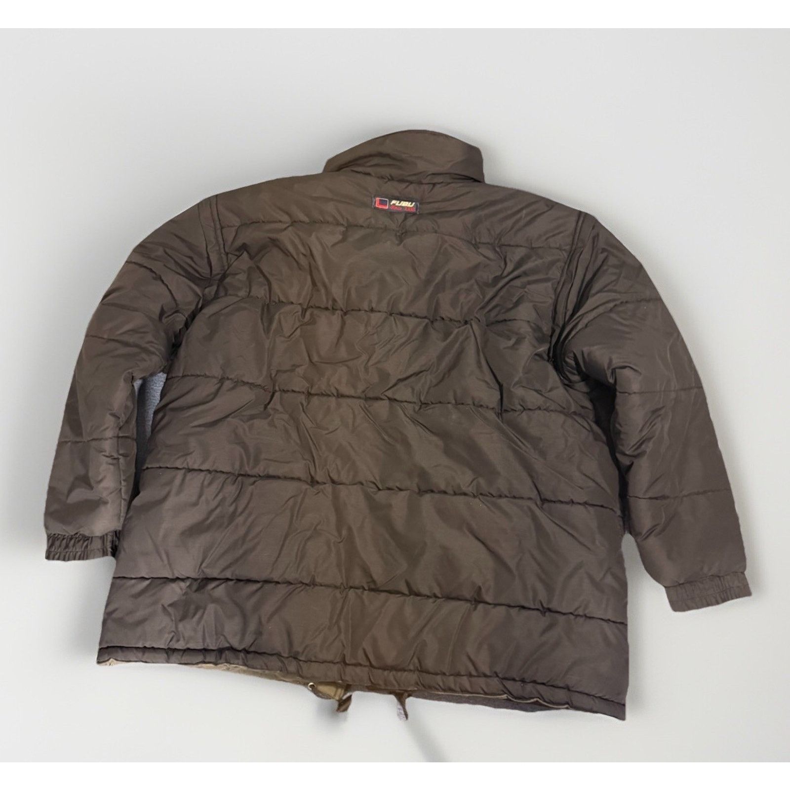 Fubu VINTAGE FUBU Gray Removable Sleeves Down Puffer Y2K Size US XL / EU 56 / 4 - 5 Thumbnail