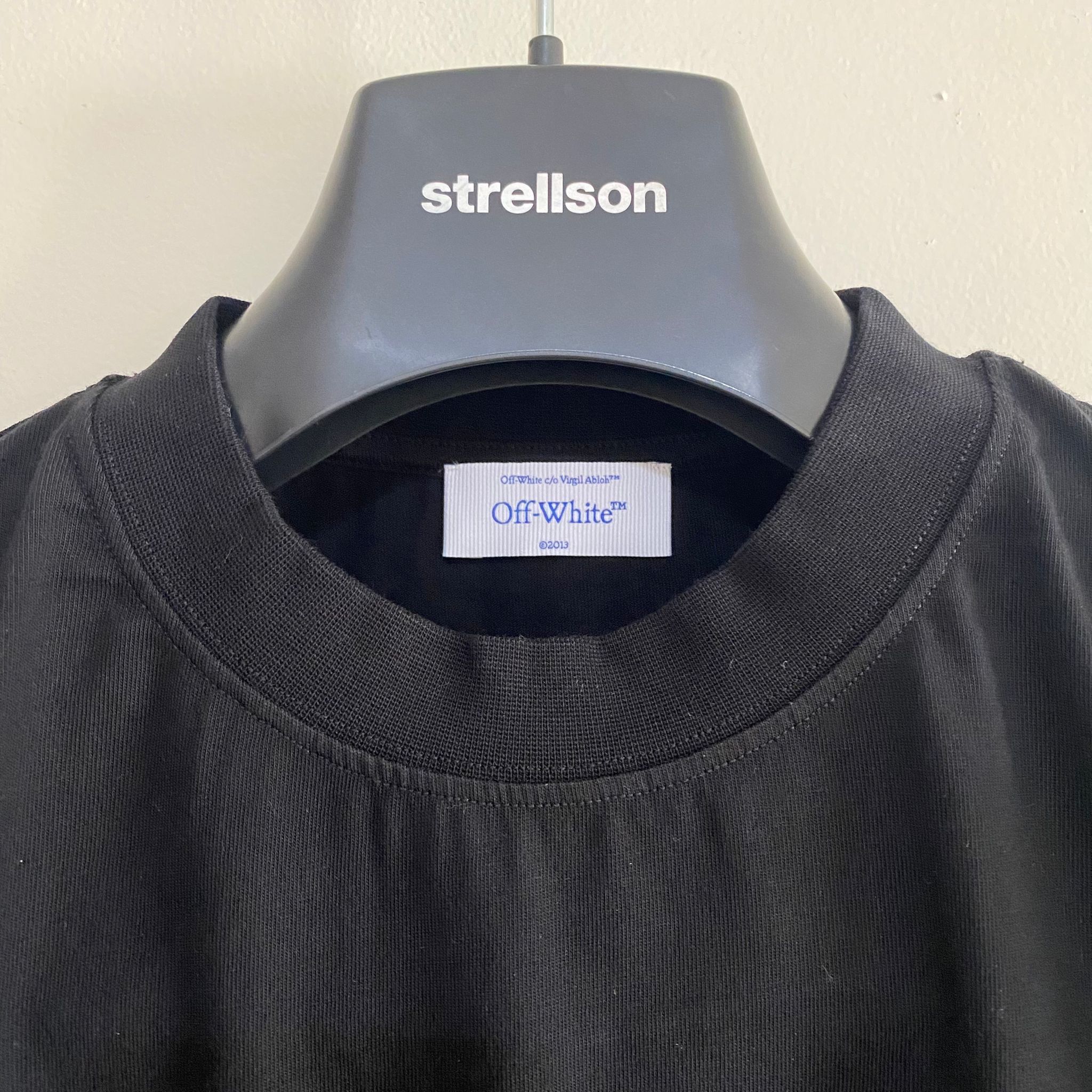 Off-White Black Blue Local Store "Miami" T-Shirt Size US XXS / EU 40 - 2 Thumbnail