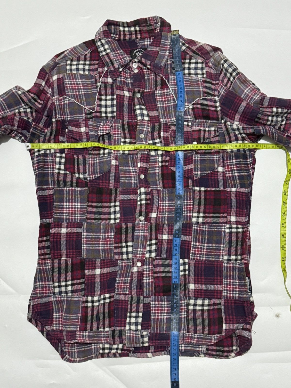 Beauty Beast Naminoritatsujin Patchwork Button Shirt Japanese Style Size US L / EU 52-54 / 3 - 7 Thumbnail