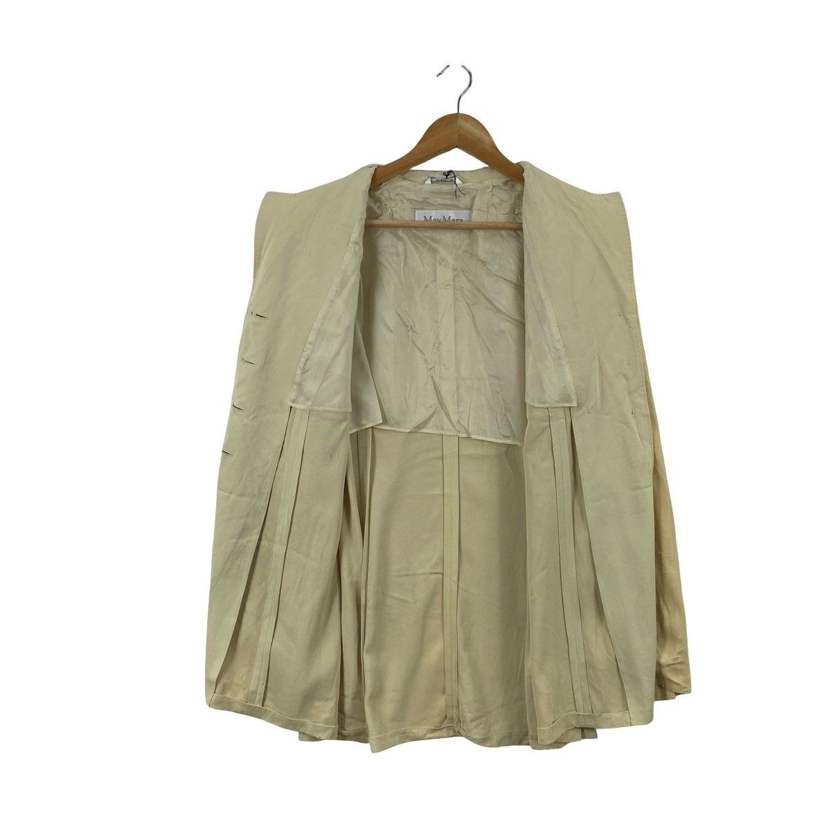 Max Mara MAXMARA Lightweight Safari Style Shirt Jacket with Front Size S / US 4 / IT 40 - 7 Thumbnail