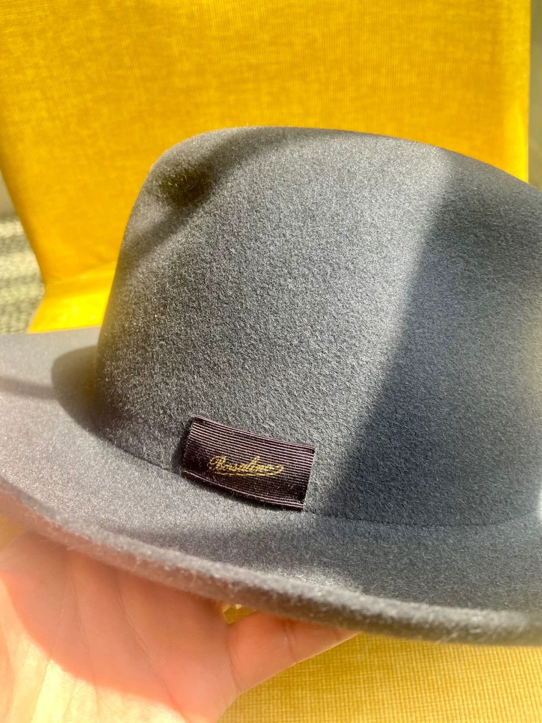 Borsalino Borsalino 99 New Unisex 57 Handmade Minimalist Hat Size ONE SIZE - 3 Thumbnail