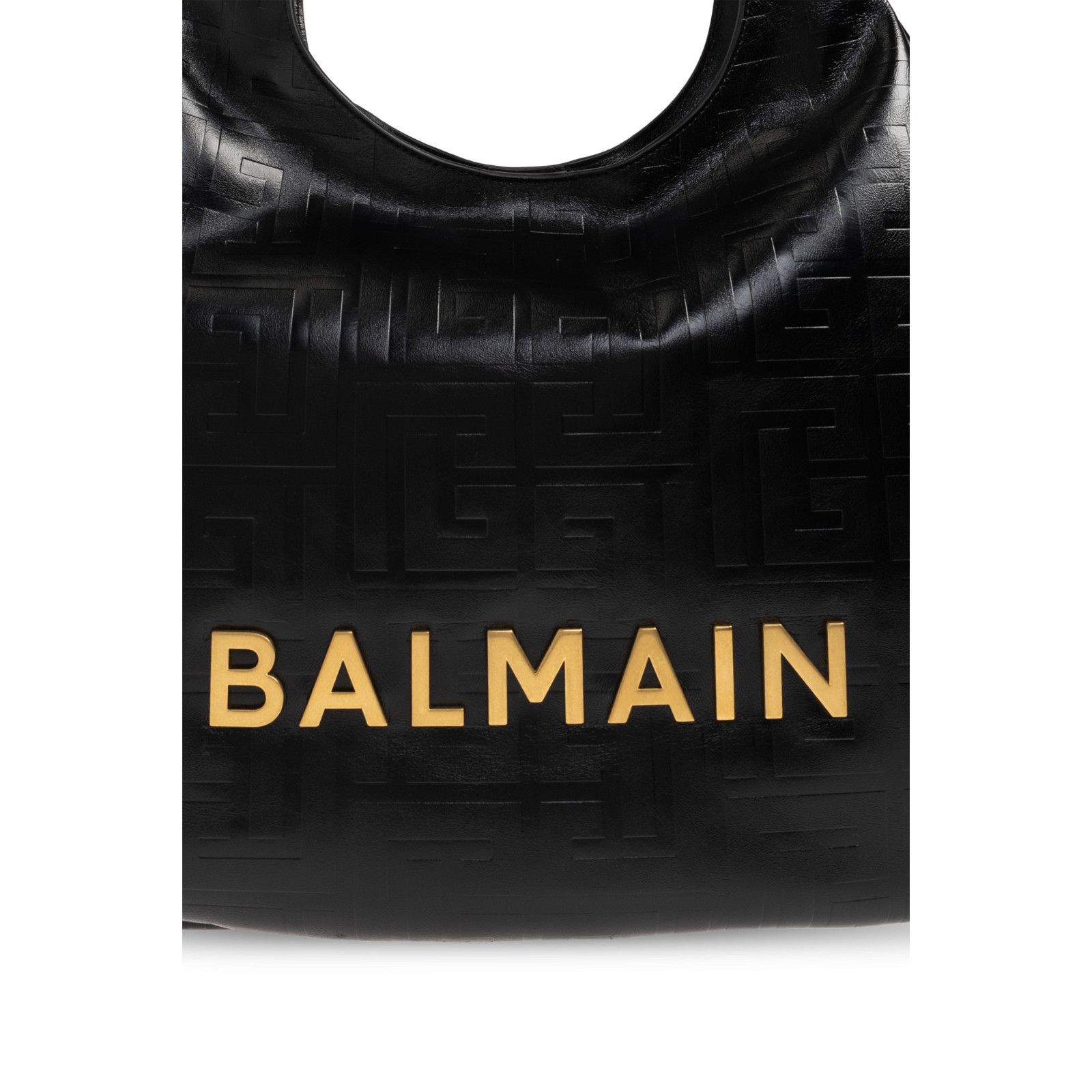 Balmain BALMAIN 1945 Soft Black Leather Shoulder Bag New & Authentic Size ONE SIZE - 5 Thumbnail