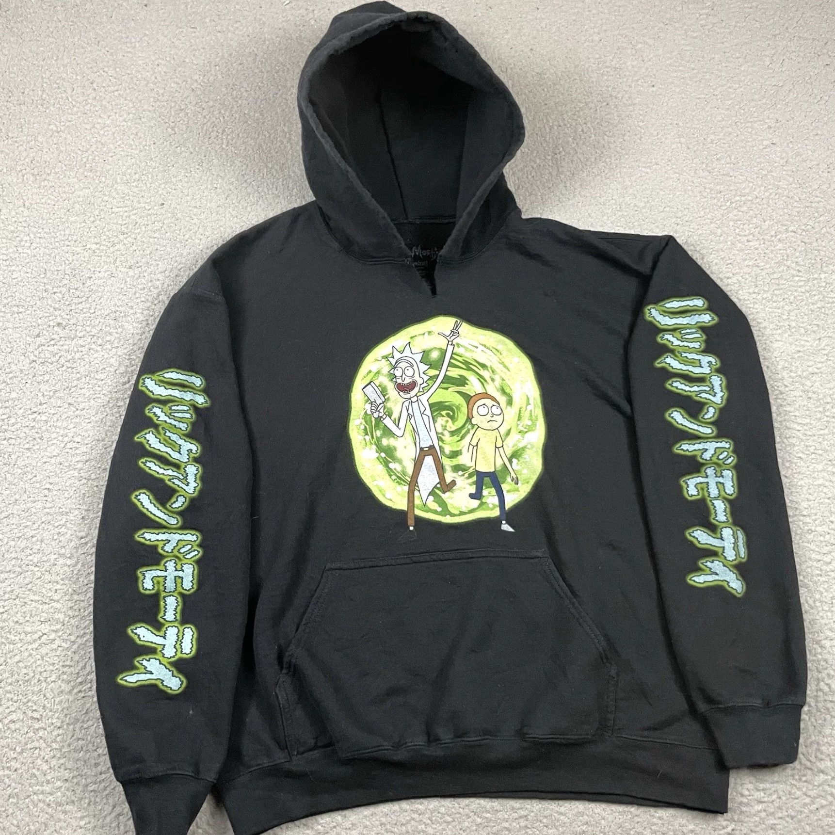 Swims Rick And Morty Sweatshirt Mens M Black Hoodie Logo Cartoon Mens Size US M / EU 48-50 / 2 - 5 Thumbnail