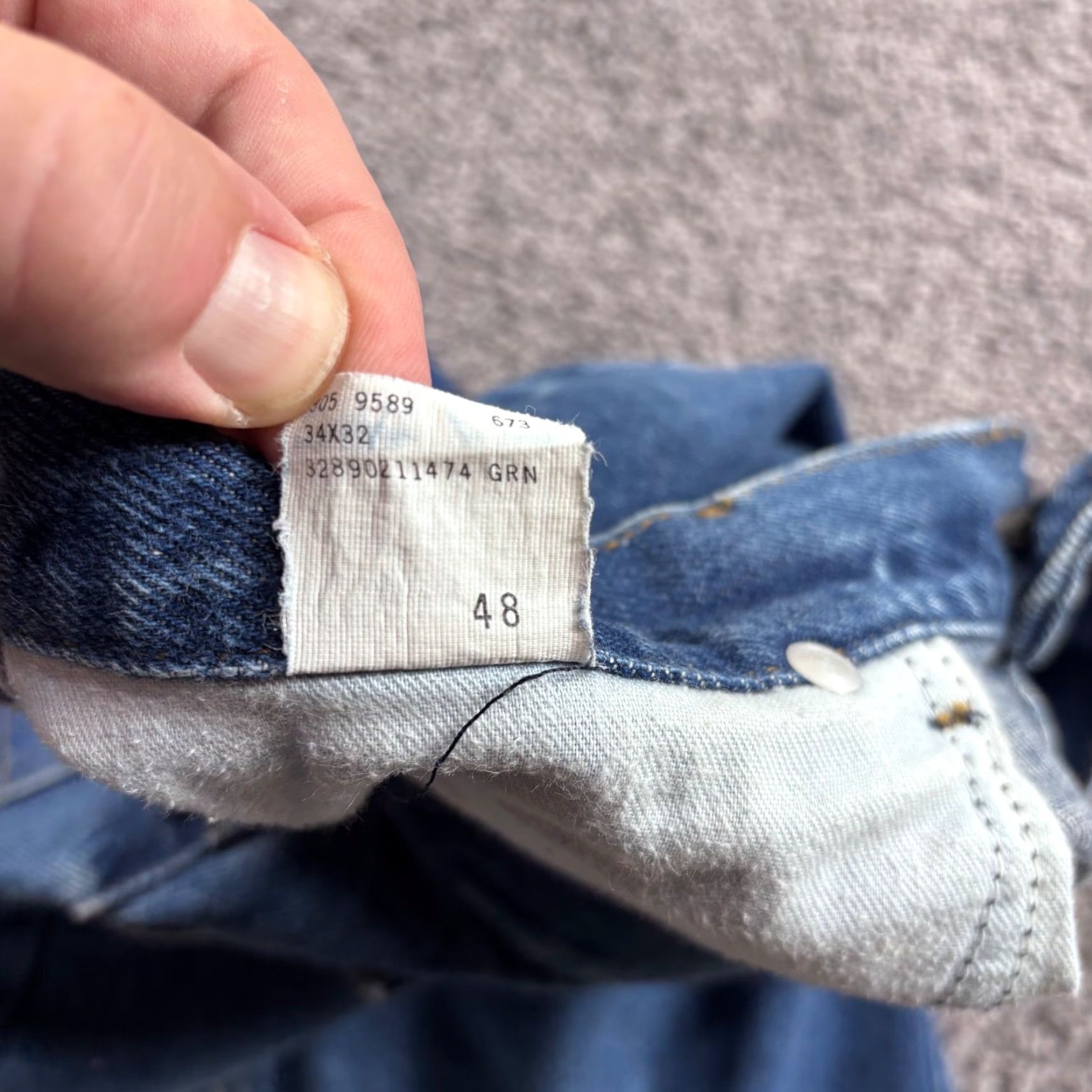 Lee VINTAGE Lee Jeans Women 18W High Rise Mom Denim 90s Blue 34x32 Pants Mens Womens Girls Size 40" / US 18 - 4 Thumbnail