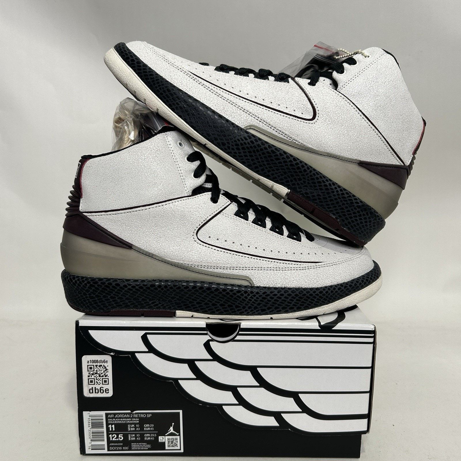 Jordan Brand Nike Air Jordan 2 Retro SP x A Ma Maniére “Airness” Size US 11 / EU 44 - 1 Thumbnail