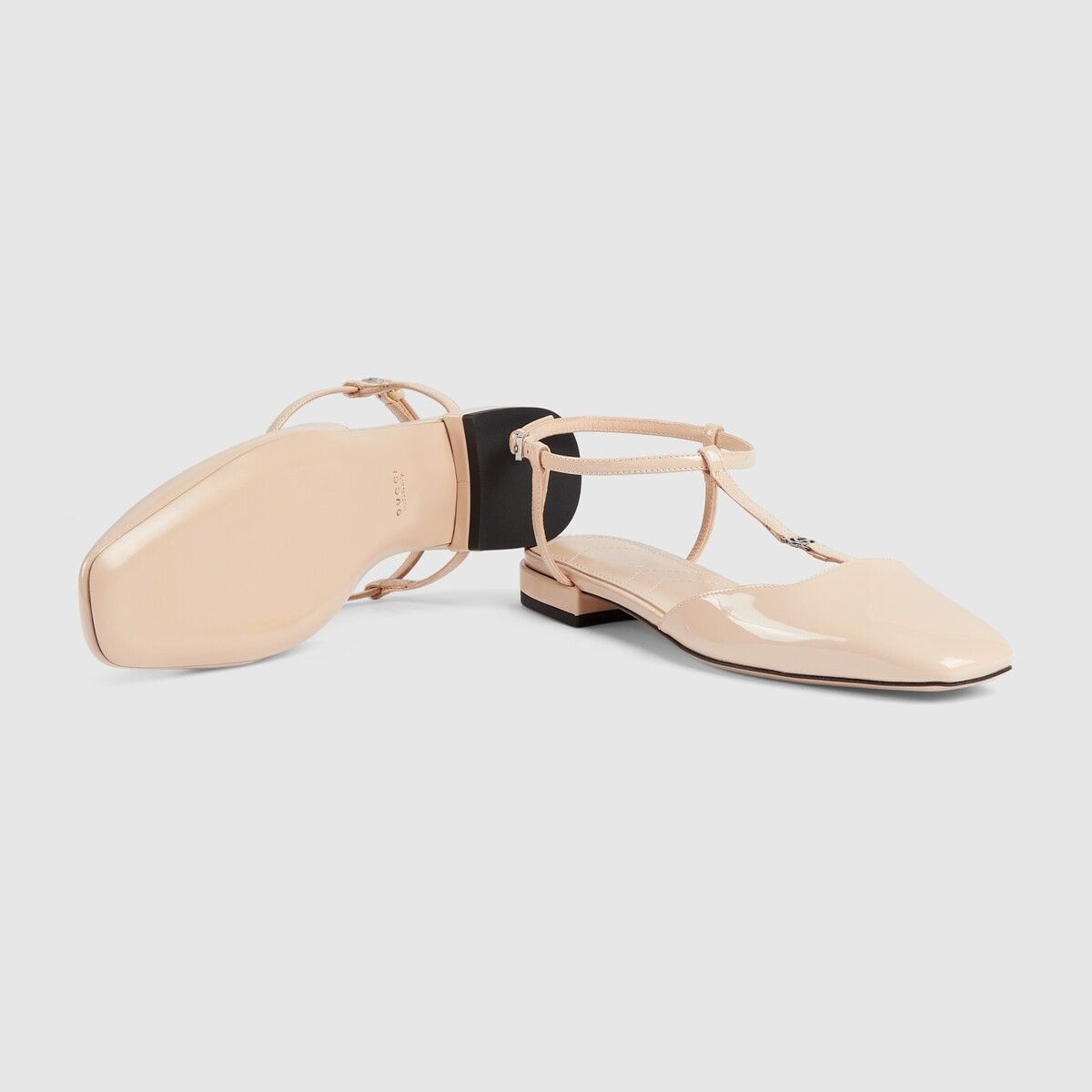 Gucci o1s1wg110125 Double G Ballerina Flat in Light Pink Size US 7.5 / IT 37.5 - 5 Thumbnail