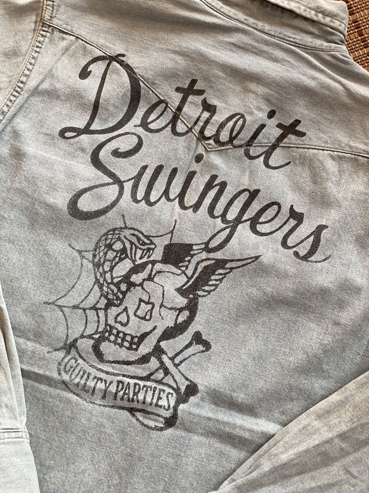 Wacko Maria Wacko Maria Guilty Parties Detroit Swinger Denim Jacket Size US M / EU 48-50 / 2 - 5 Thumbnail