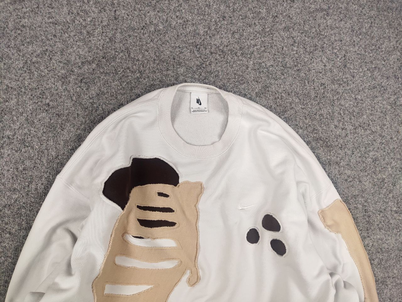 Nike Rare reworked nike skeleton Logo vintage Sweatshirt Y2K Size US XL / EU 56 / 4 - 4 Thumbnail