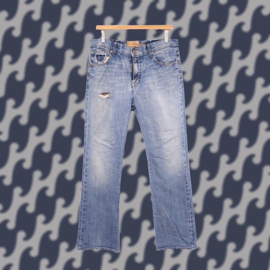 BKE BKE Women’s Jeans Bootcut Distressed Light Wash 12 Blue Women Mens Girls? Size 24" / US 00 / IT 34 - 1 Thumbnail
