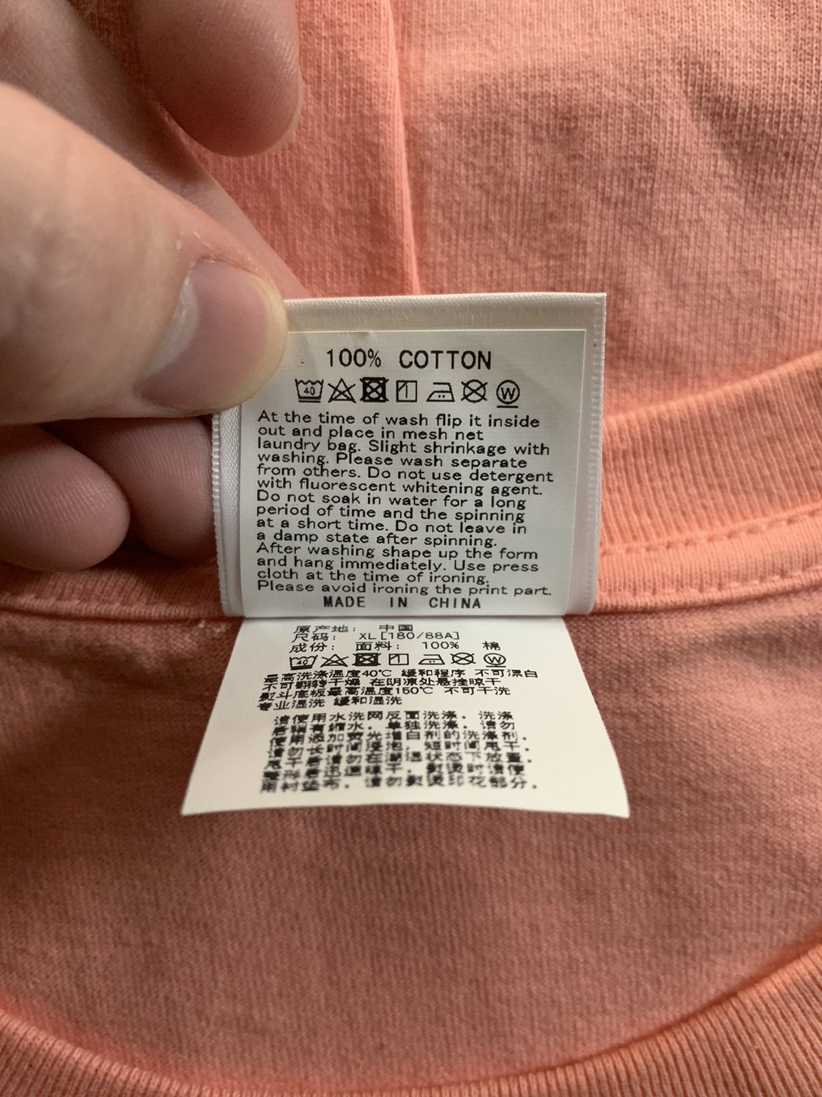 Bape Bape Pink Tee Size US XL / EU 56 / 4 - 6 Thumbnail