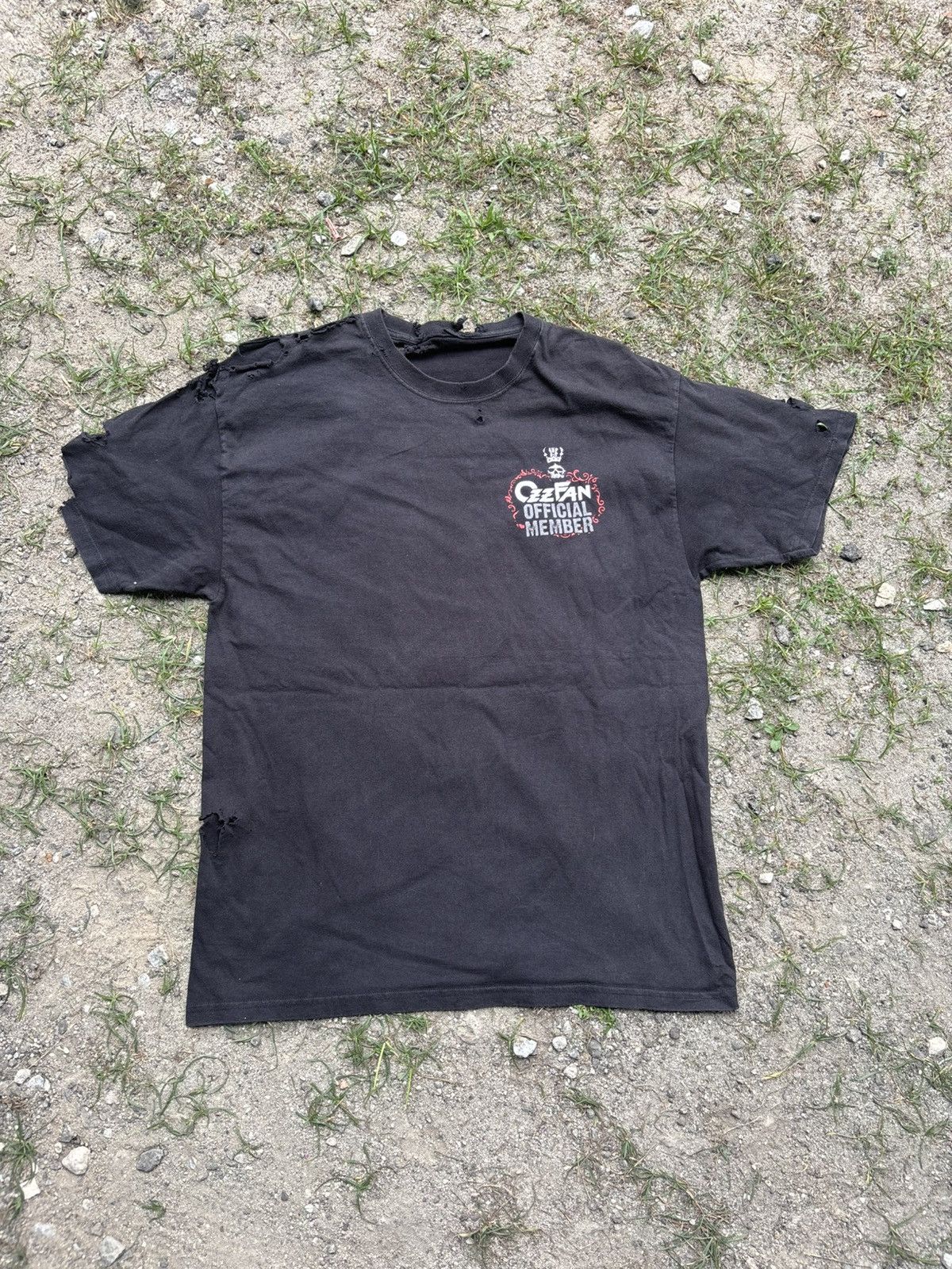 Band Tees Vintage Distressed Ozzy Osbourne Tshirt Size US L / EU 52-54 / 3 - 2 Thumbnail