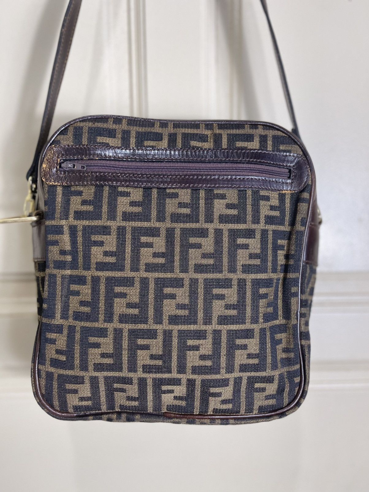 Fendi Vintage Fendi Zucca Monogram Shoulder Bag Size ONE SIZE - 6 Thumbnail
