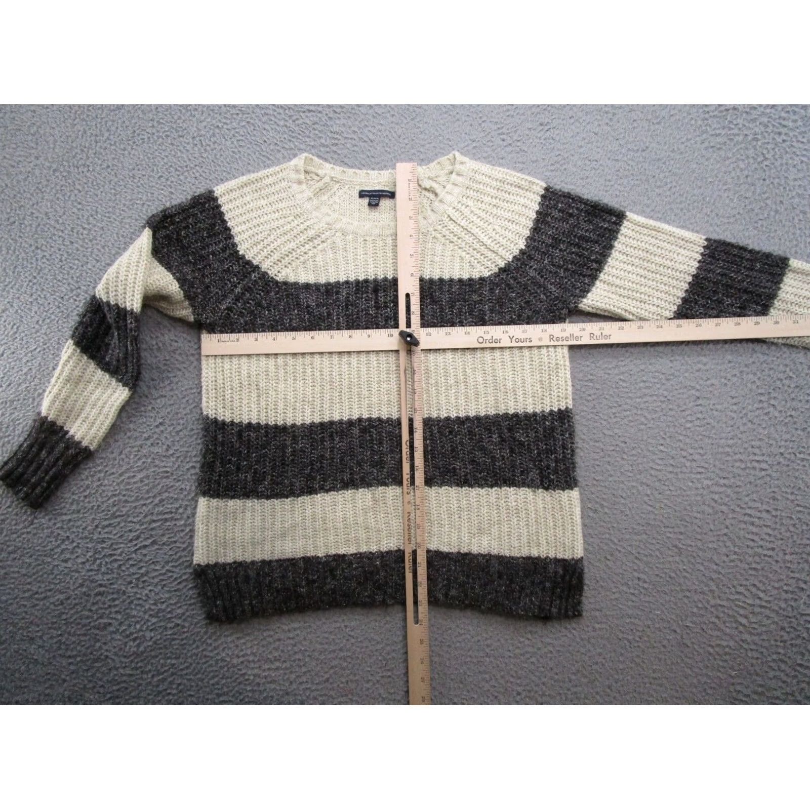 American Eagle Outfitters American Eagle Outfitters Striped Pullover Sweater Women M Multicolor Knit Shirt/Sweater Womens Size M / US 6-8 / IT 42-44 - 3 Thumbnail