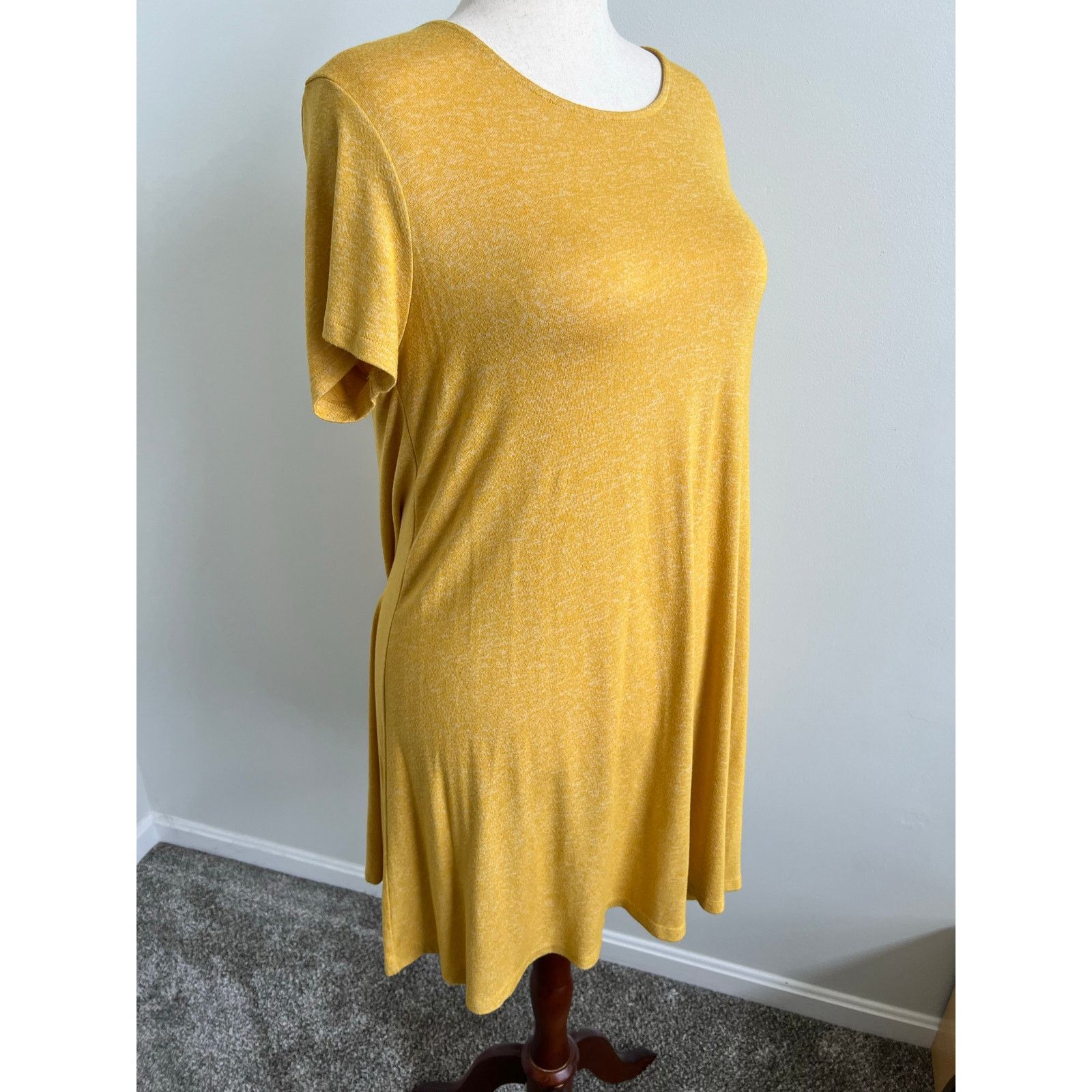 Old Navy Old Navy Short Sleeve Casual Knee Length Knit Dress XL Size XL / US 12-14 / IT 48-50 - 2 Thumbnail