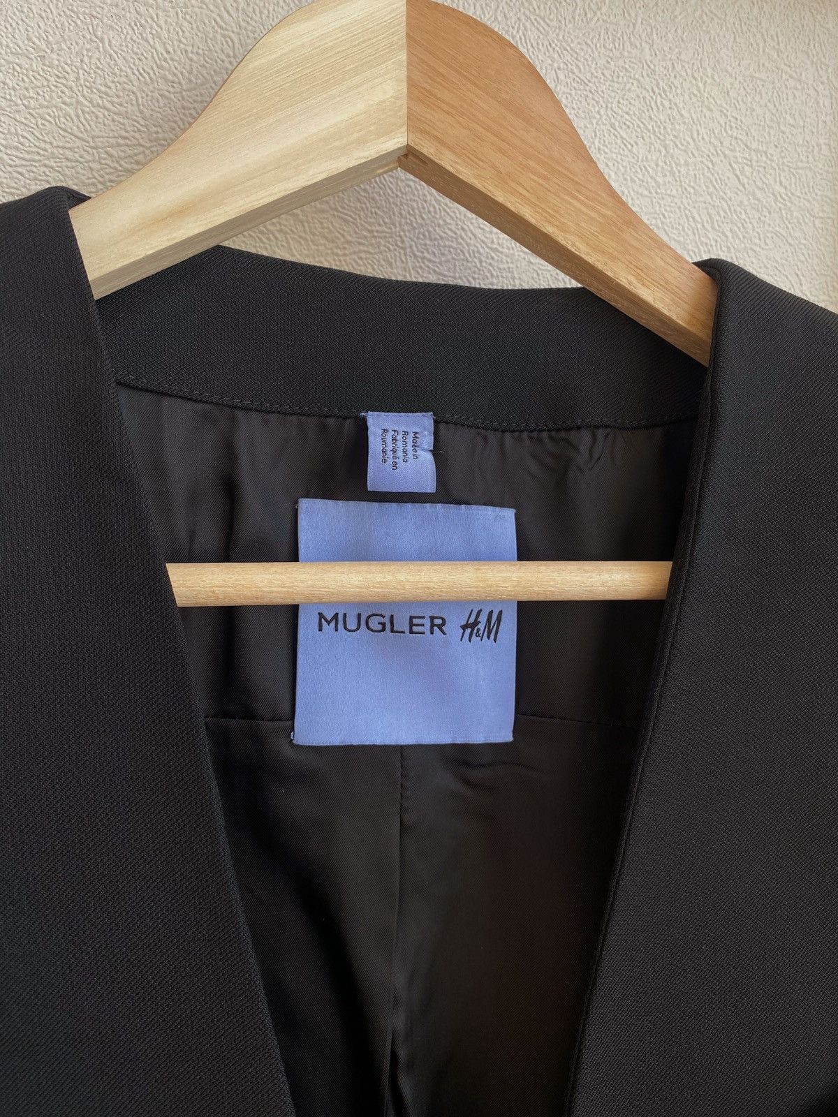 H&M × Mugler × Thierry Mugler Mugler x H&M Oversized Wool Blazer Size M / US 6-8 / IT 42-44 - 4 Thumbnail