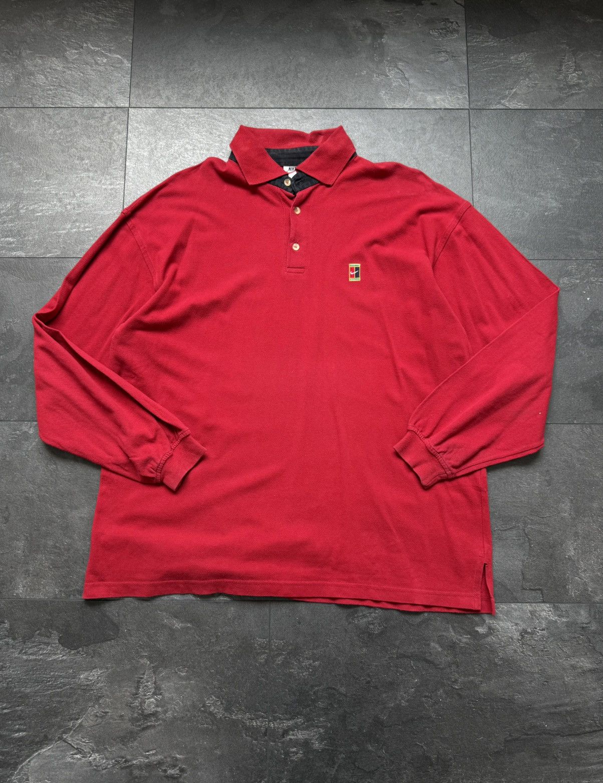 Nike × Vintage Nike vintage court long sleeve Size US XL / EU 56 / 4 - 1 Thumbnail