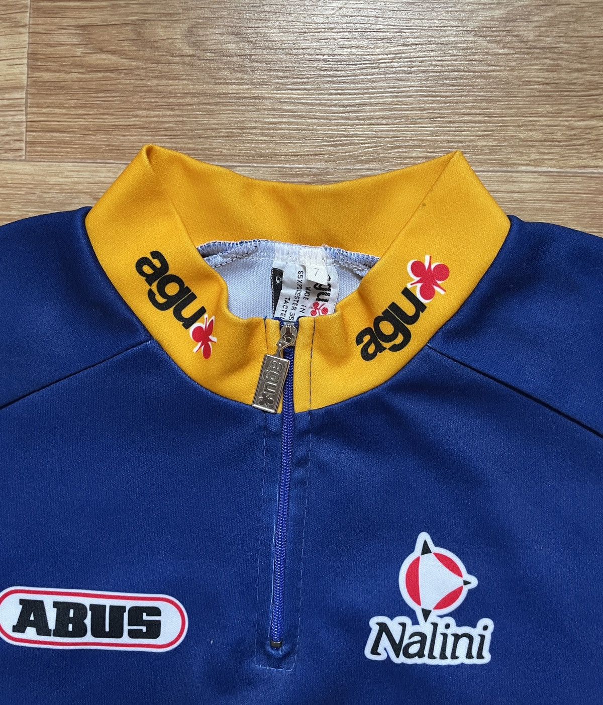Other Vintage AGU Continental Abus Nalini Cycling Italian Jersey Size US XXL / EU 58 / 5 - 3 Thumbnail