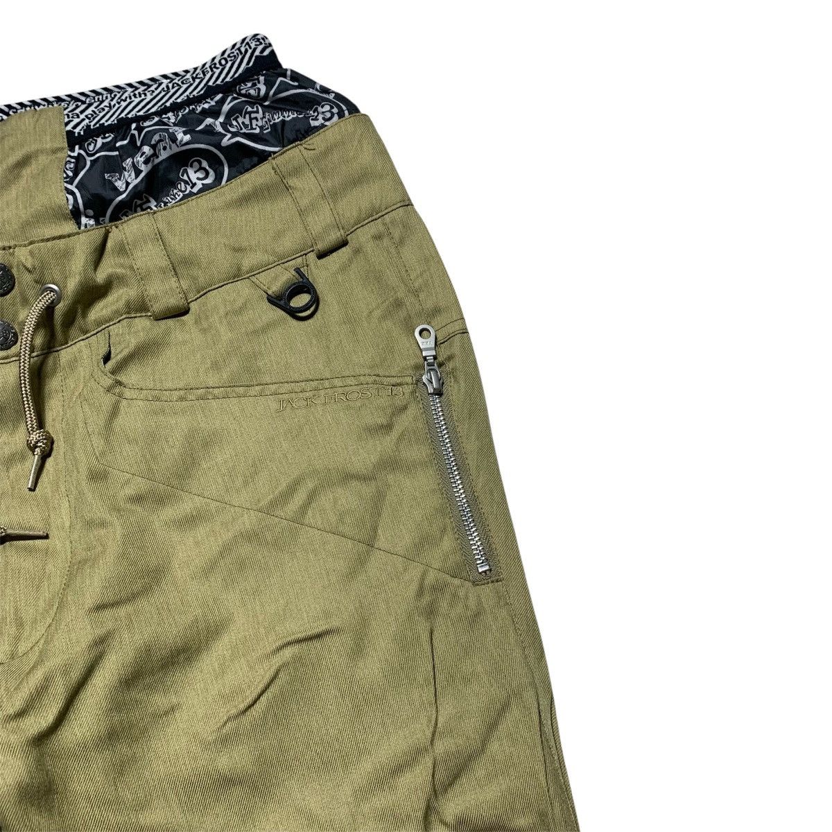 Japanese Brand Double Waist Jack Frost 13 Bondage Flare Multipocket Pants Size US 36 / EU 52 - 10 Thumbnail