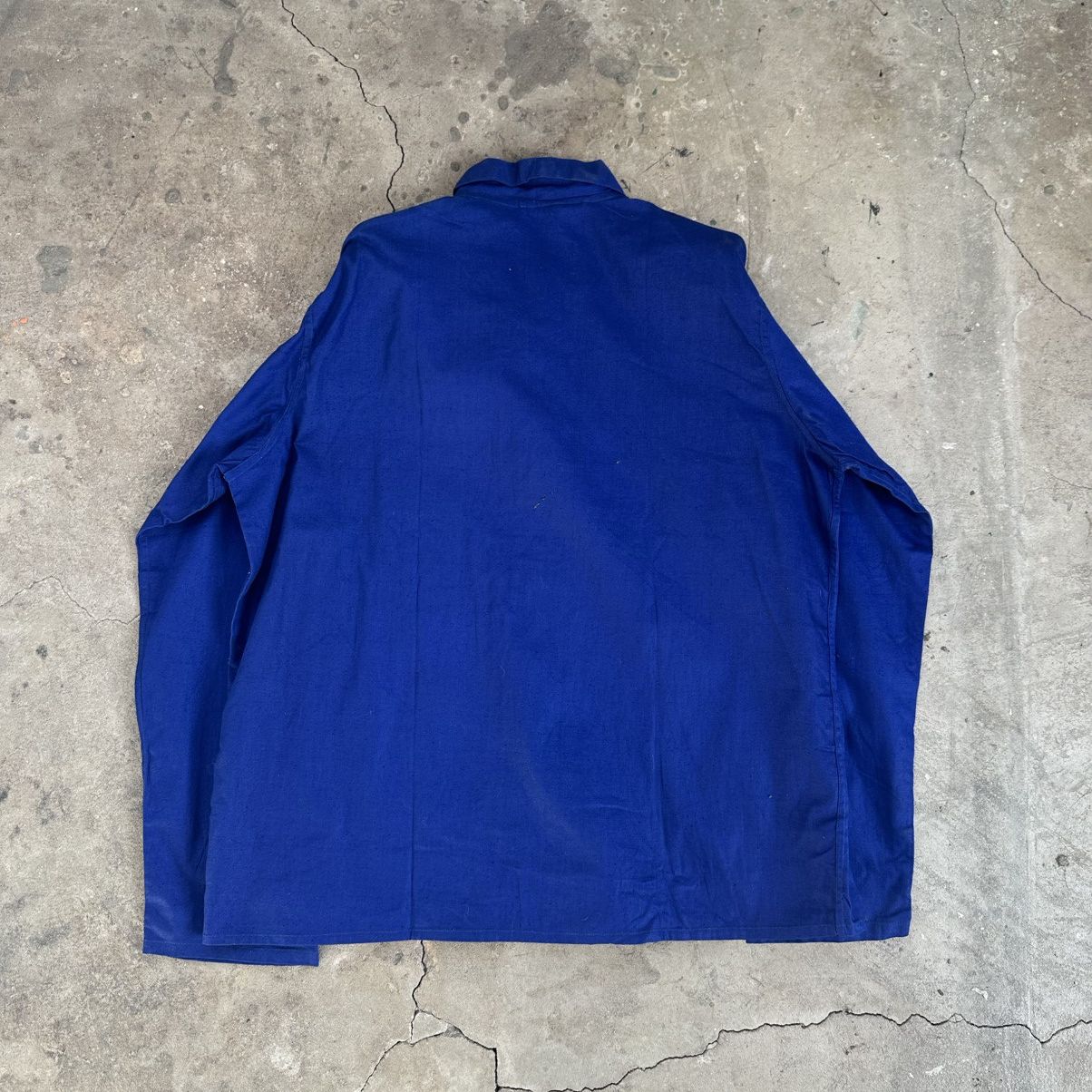 Le Laboureur Lotus Vintage 70s French Workwear Chore Jacket Size US L / EU 52-54 / 3 - 4 Thumbnail