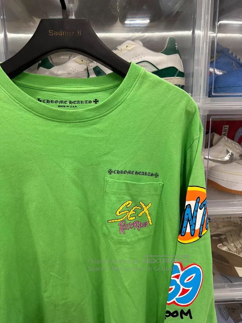 Chrome Hearts CHROME HEARTS Size XL Apple green long sleeve Size US XL / EU 56 / 4 - 2 Thumbnail