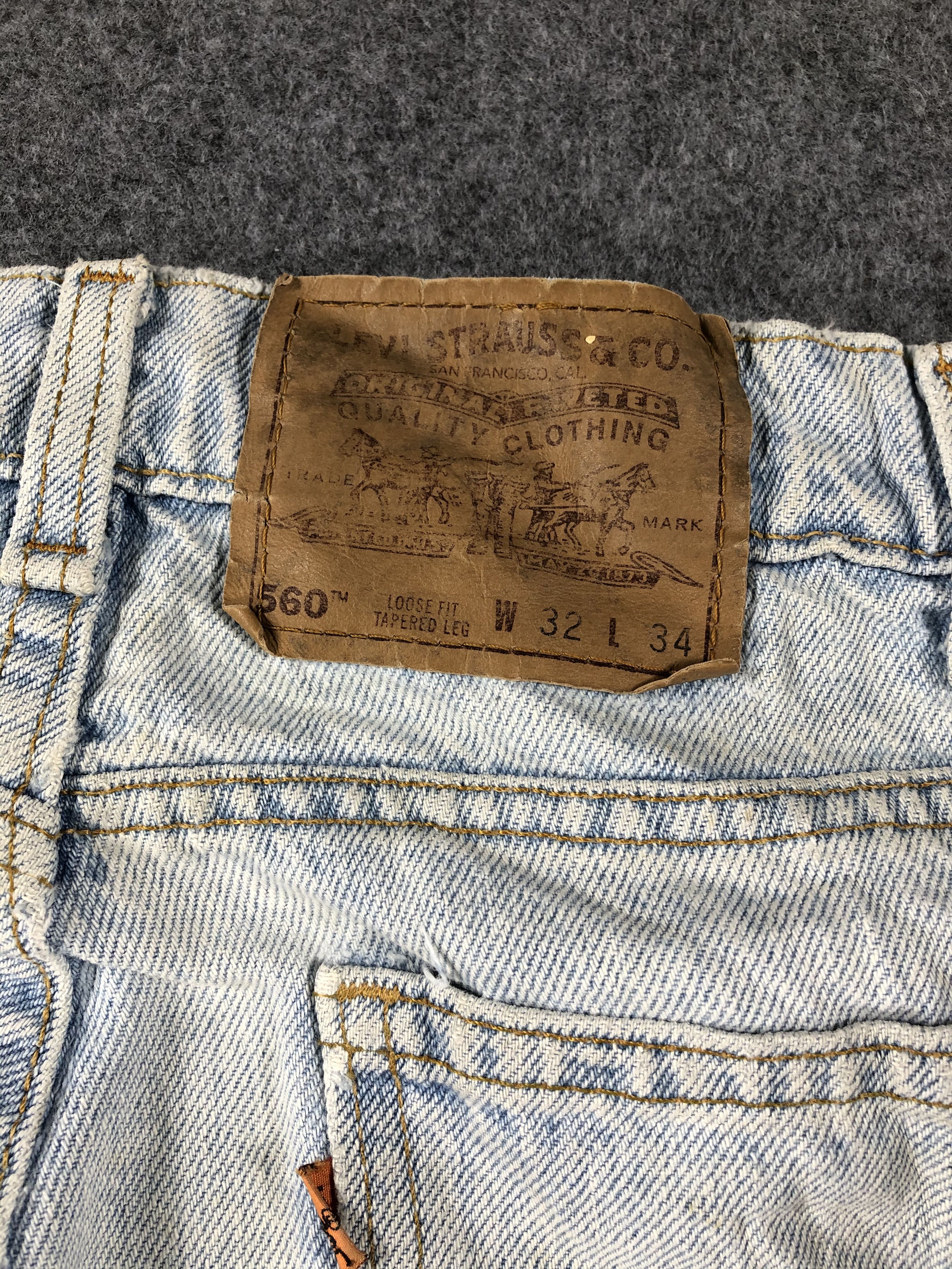 Levi's Vintage Levis Jeans 560 Orange Tab-JM642 Size US 32 / EU 48 - 7 Thumbnail